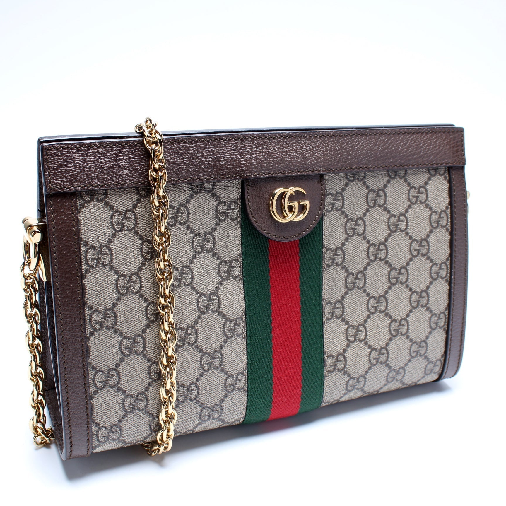 Gucci 503877 GG Supreme Ophidia Small Chain Bag