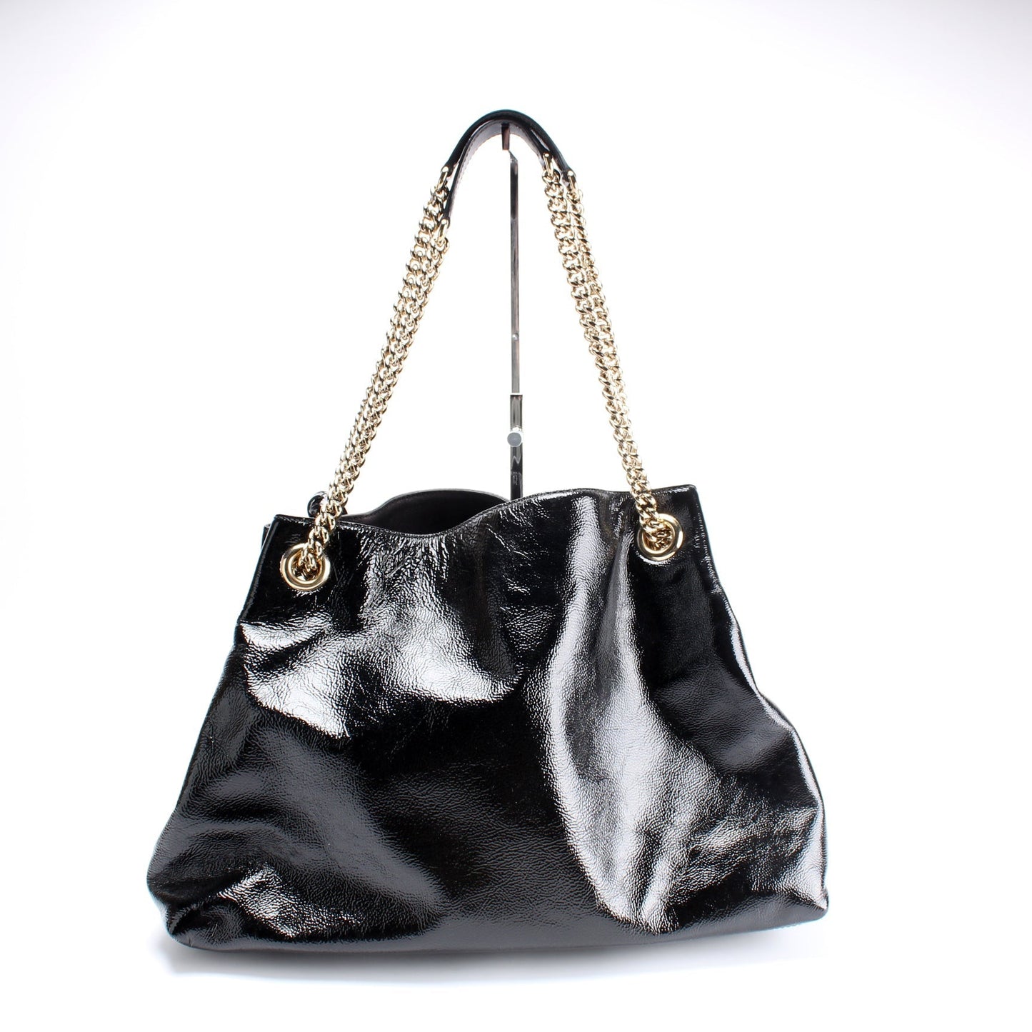 Gucci 308982 Soho Patent Leather Shoulder Medium Bag