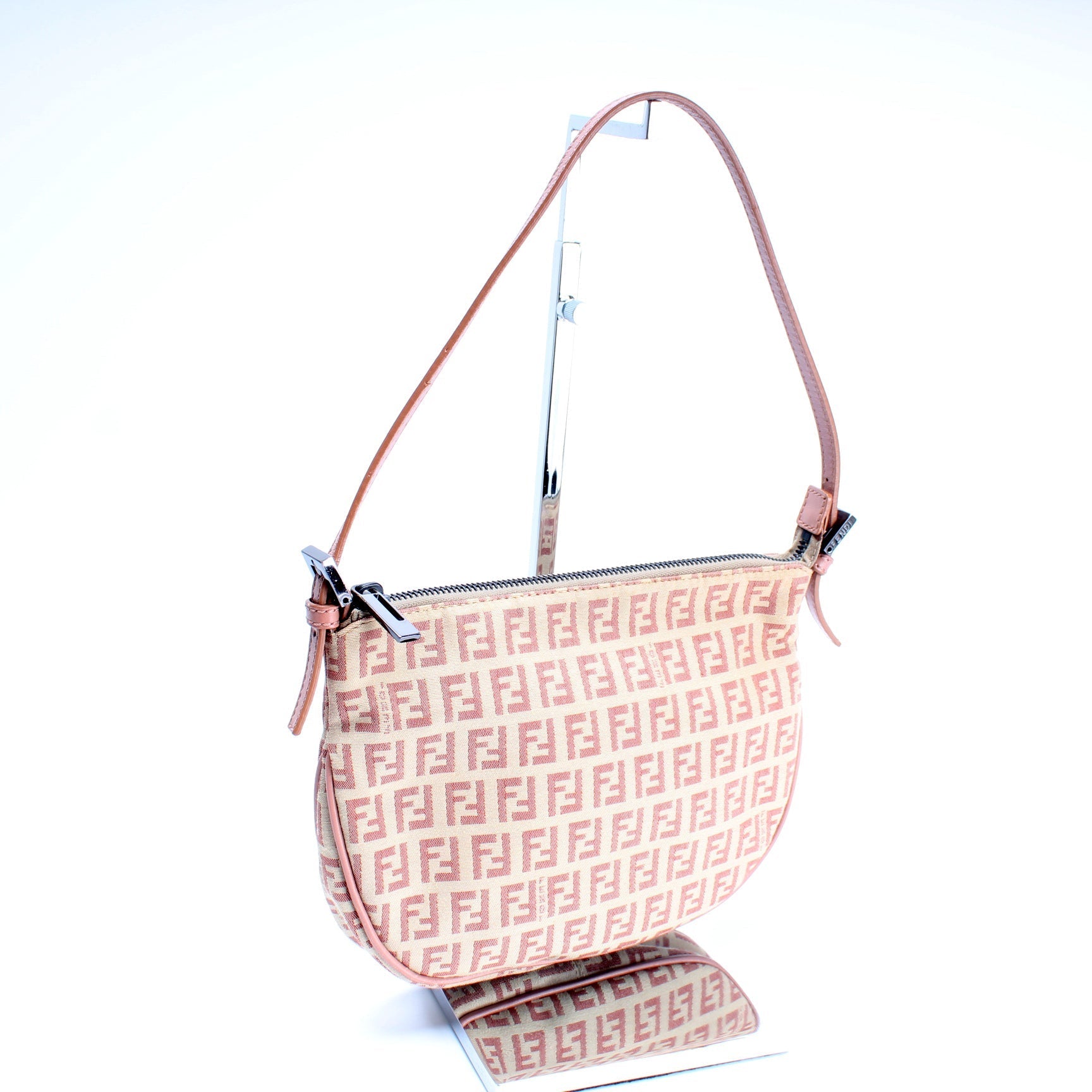 Fendi 8BR312 Zucca Pochette Bag