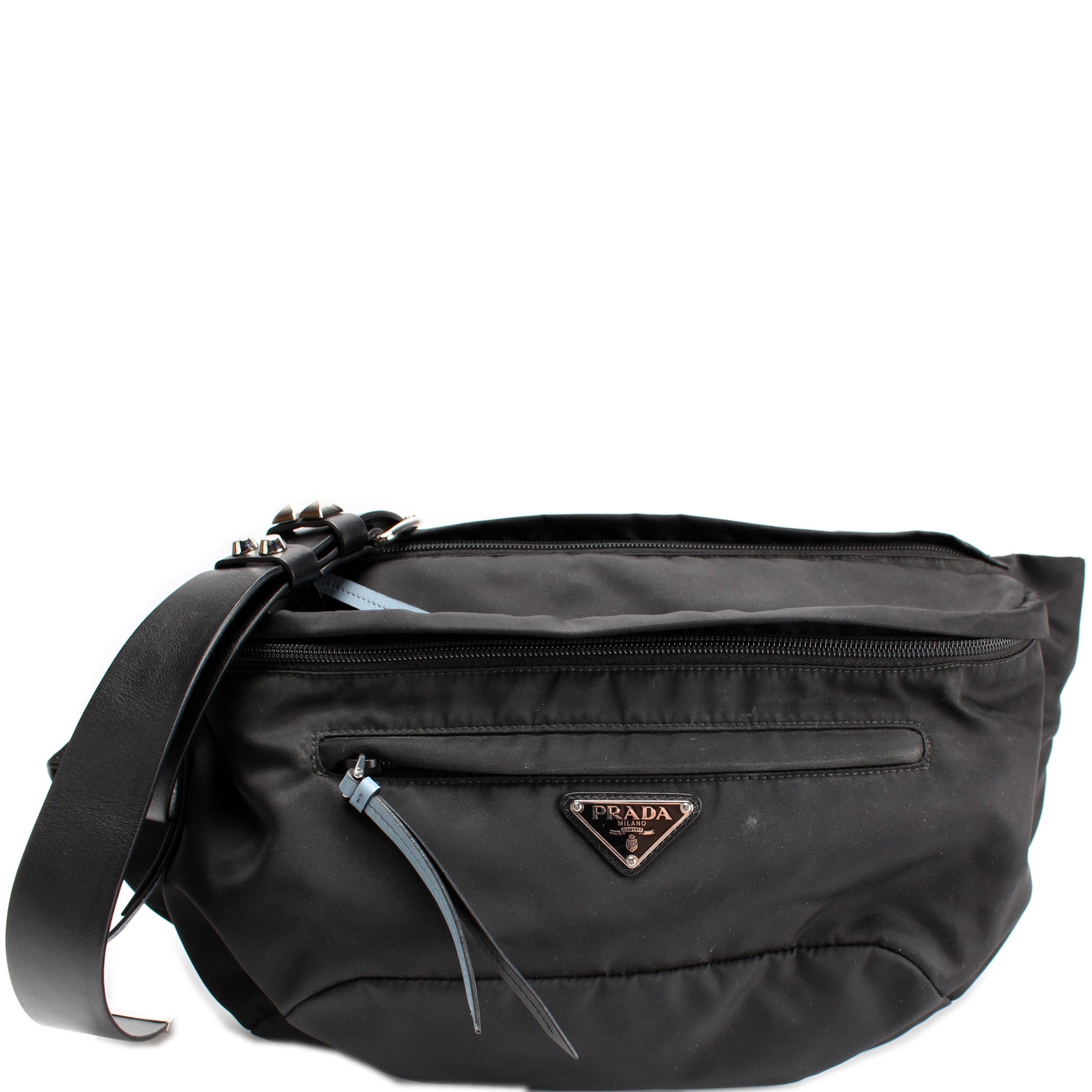 Prada Waist Tessuto Nylon Studded Bag