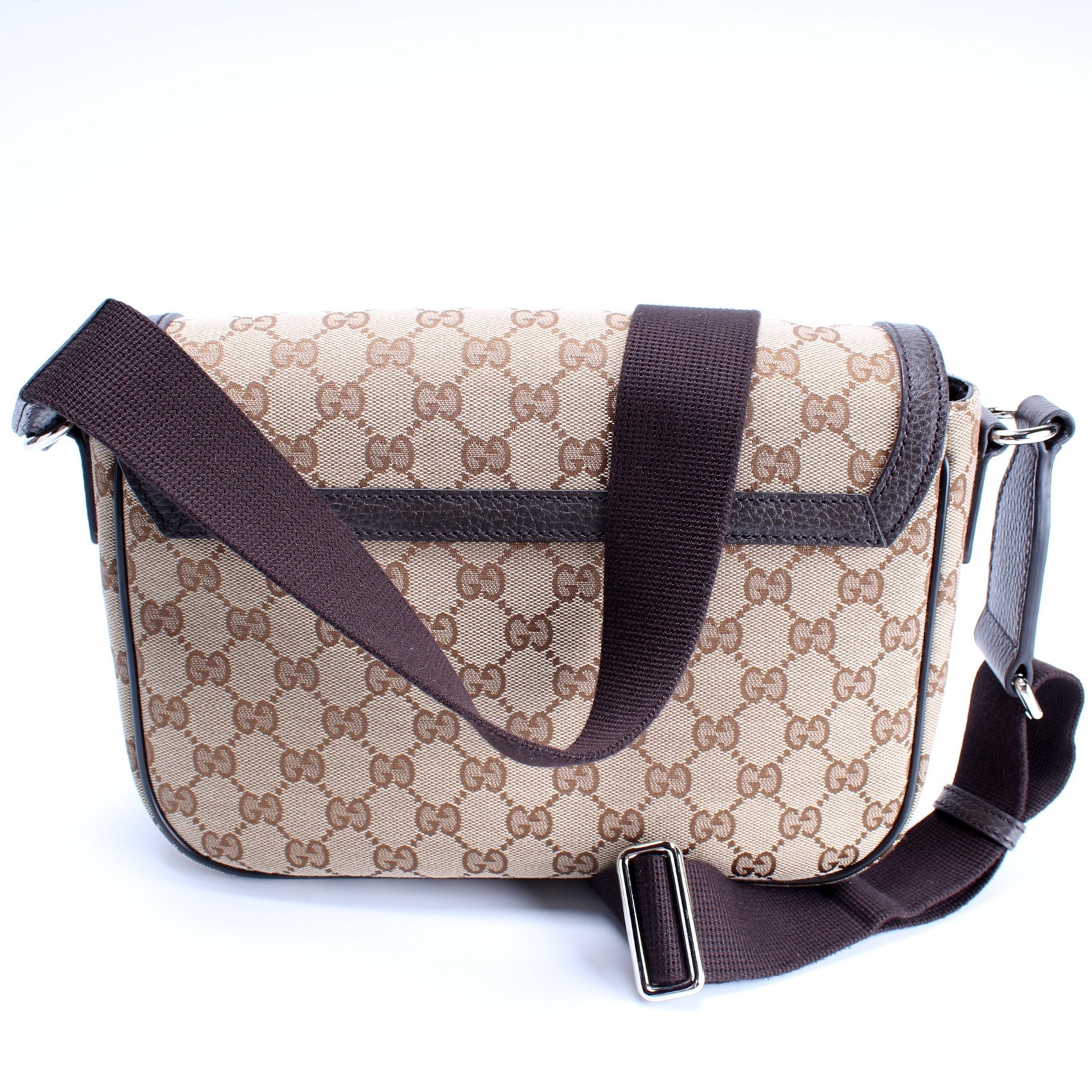 Gucci 449172 GG Canvas Messenger Bag