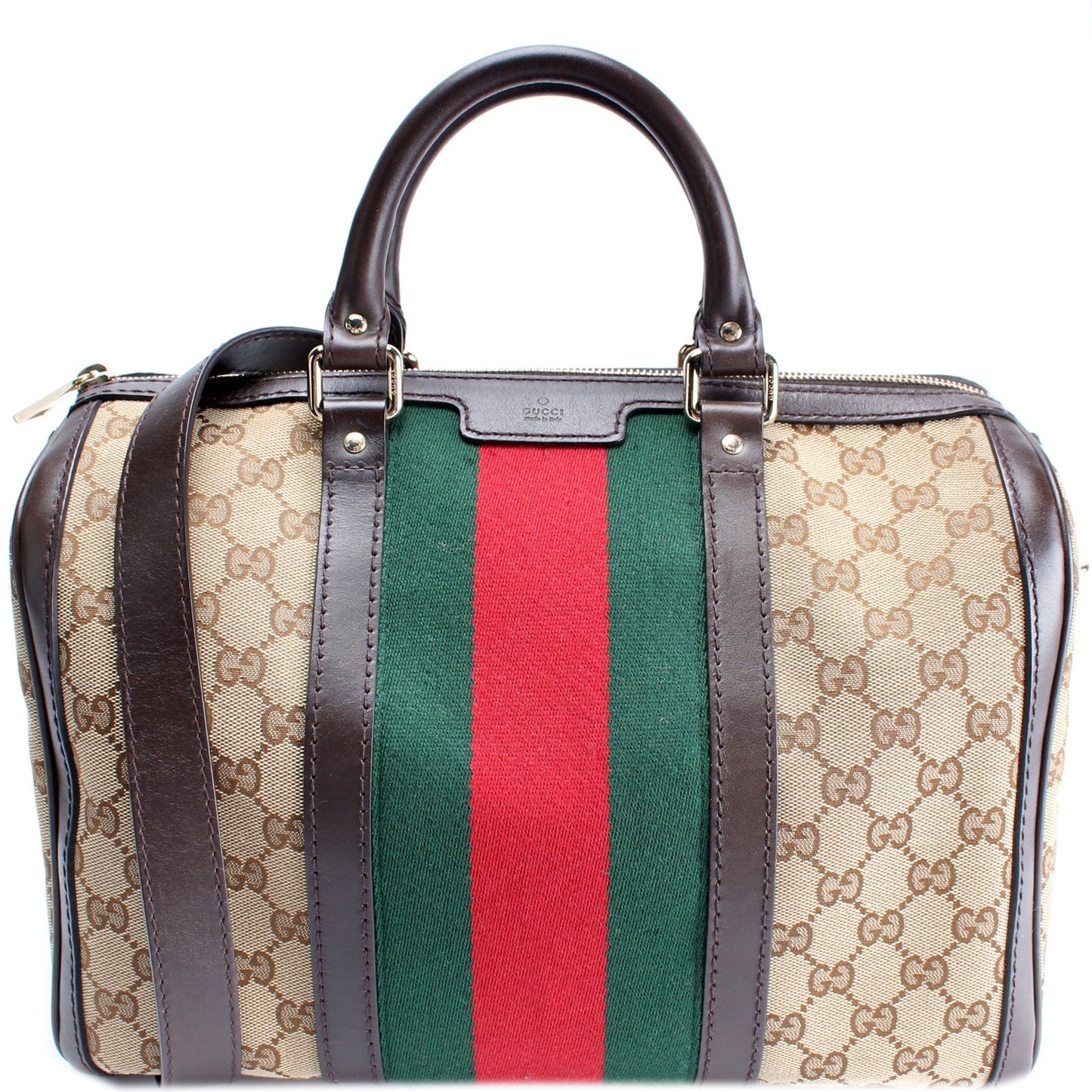 Gucci 247205 Boston Canvas Bag