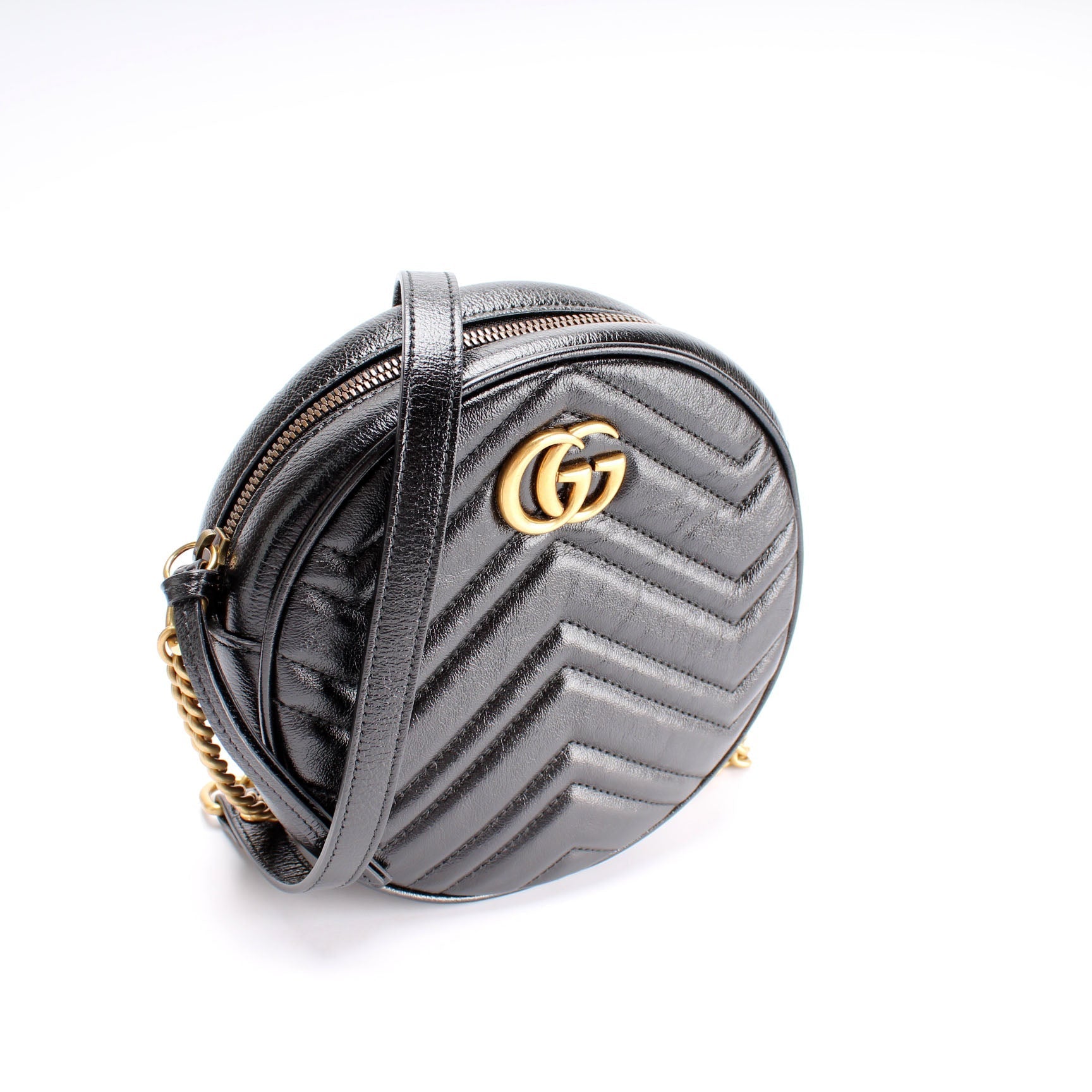 Gucci 550154 Marmont Mini Round Bag