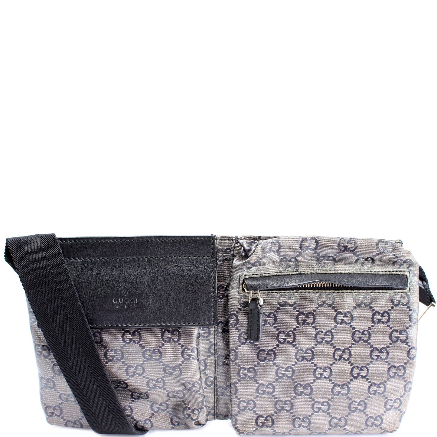 Gucci 28566 GG Coated Canvas Waist Bag