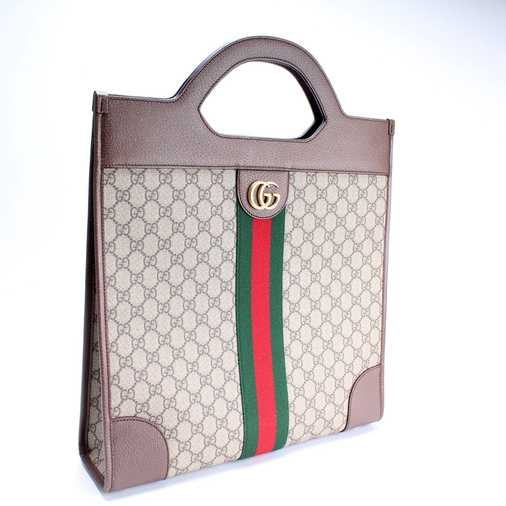 Gucci 547941 GG Supreme Ophidia Top Handle Tote Bag
