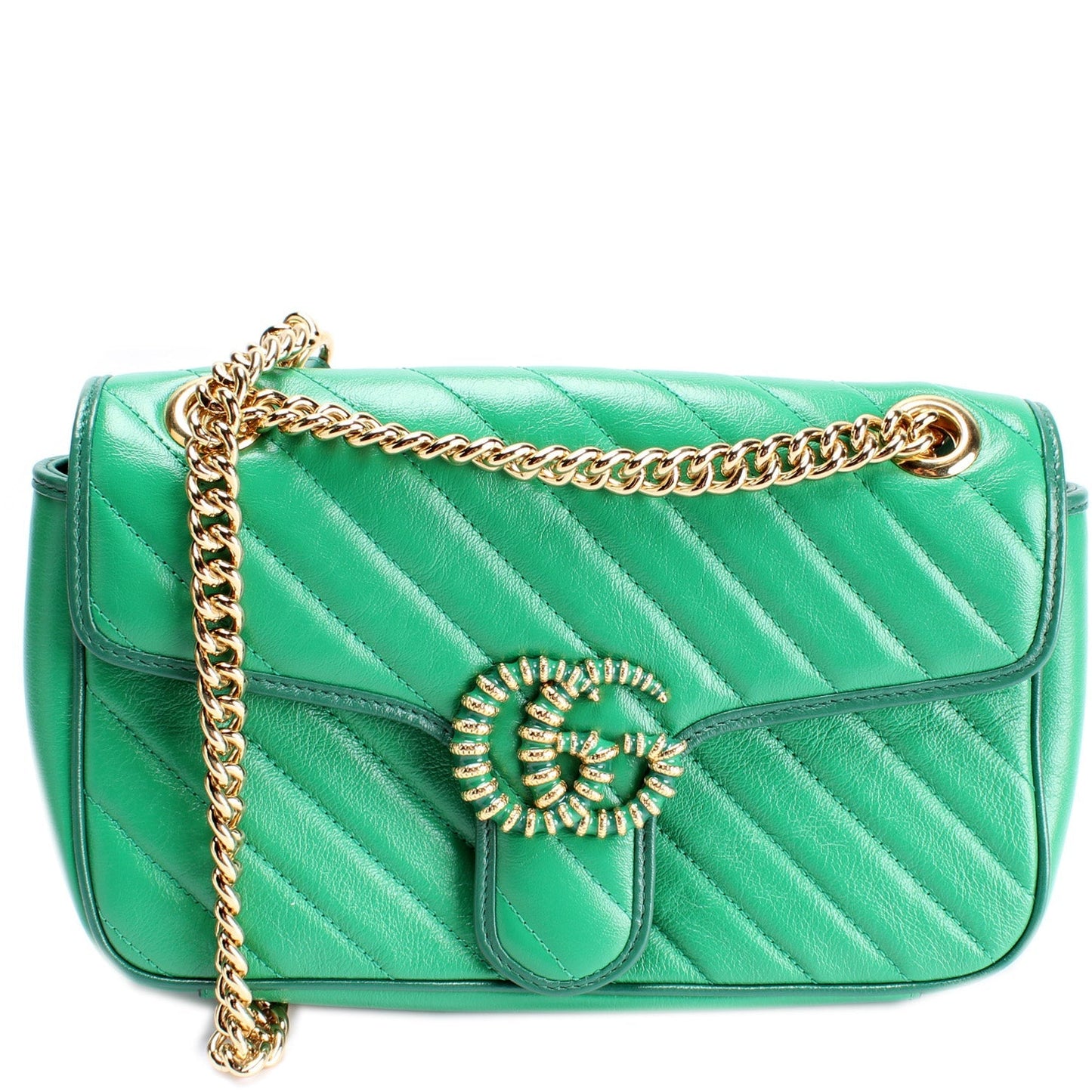 Gucci 443497 Marmont Torchon Shoulder Small Flap Bag