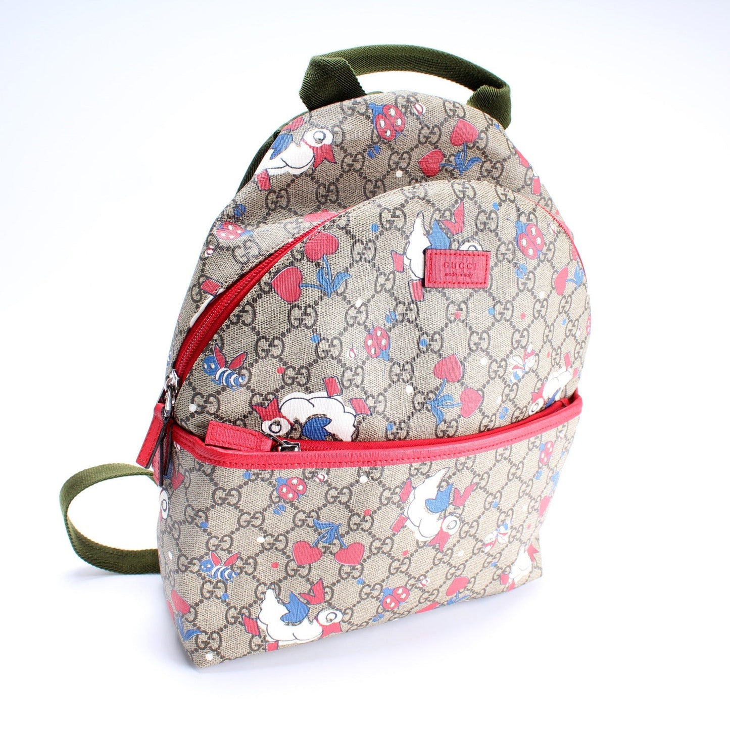 Gucci 271327 GG Supreme Ducks Kids Backpack Bag