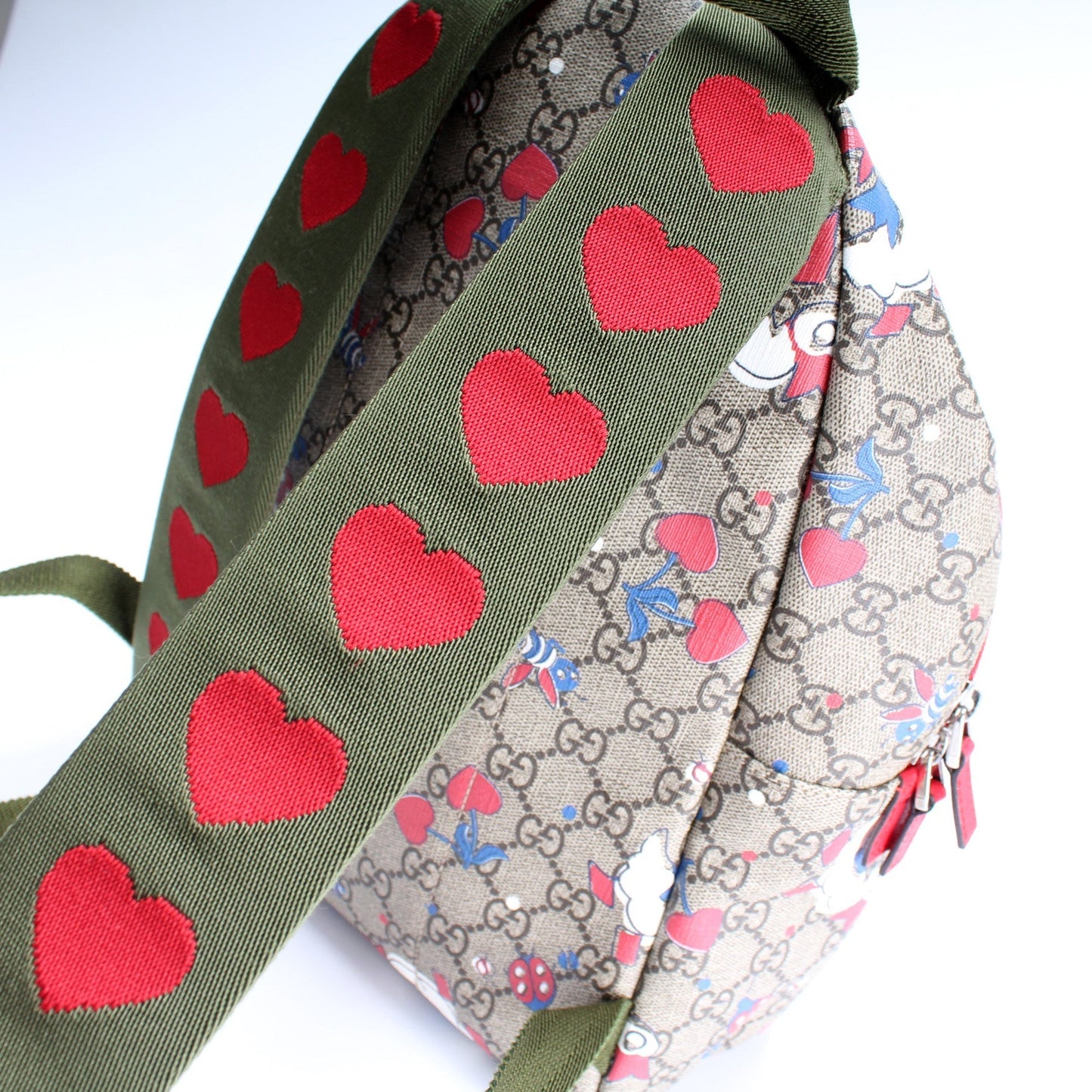 Gucci 271327 GG Supreme Ducks Kids Backpack Bag