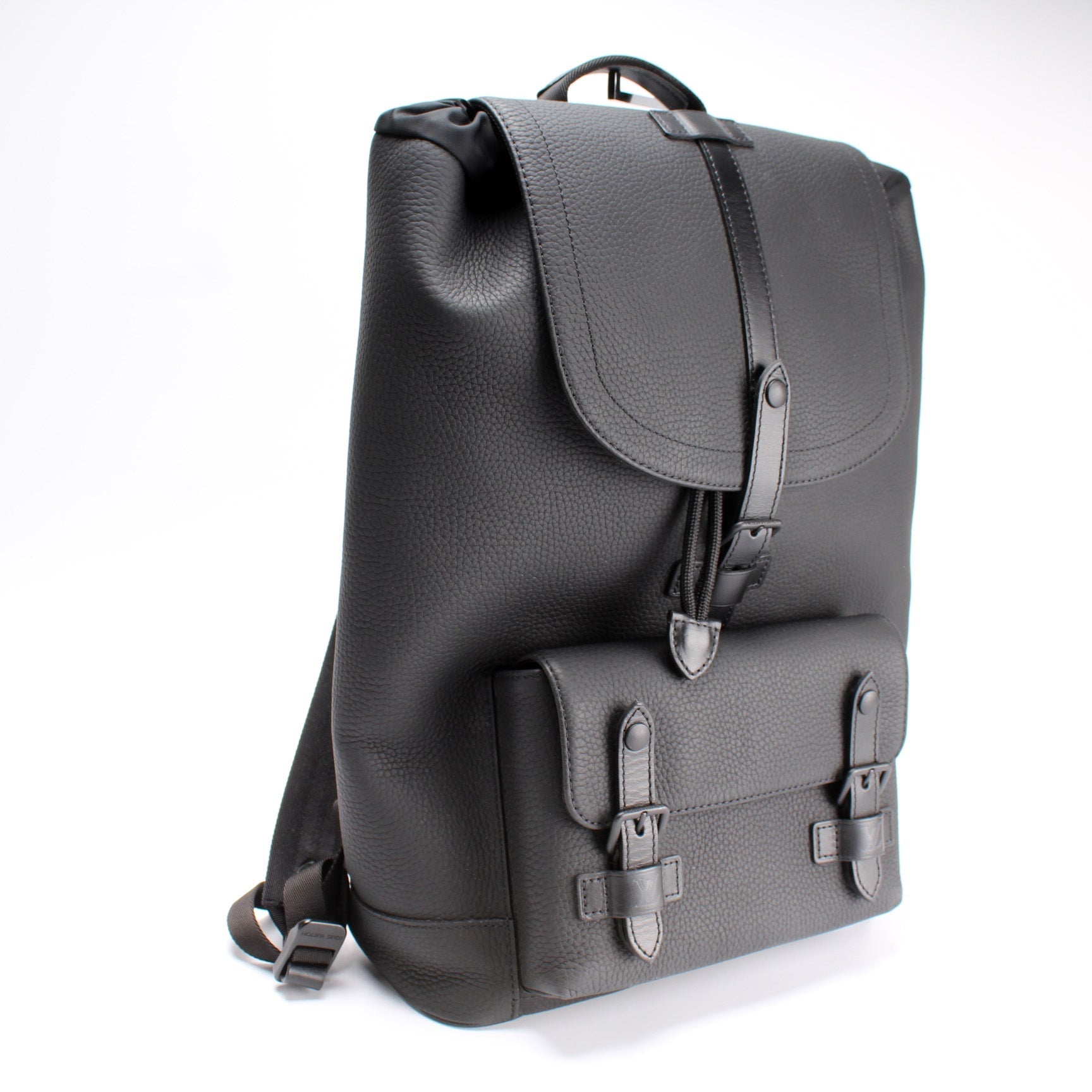 Louis Vuitton Christopher Slim Backpack Taurillon Leather