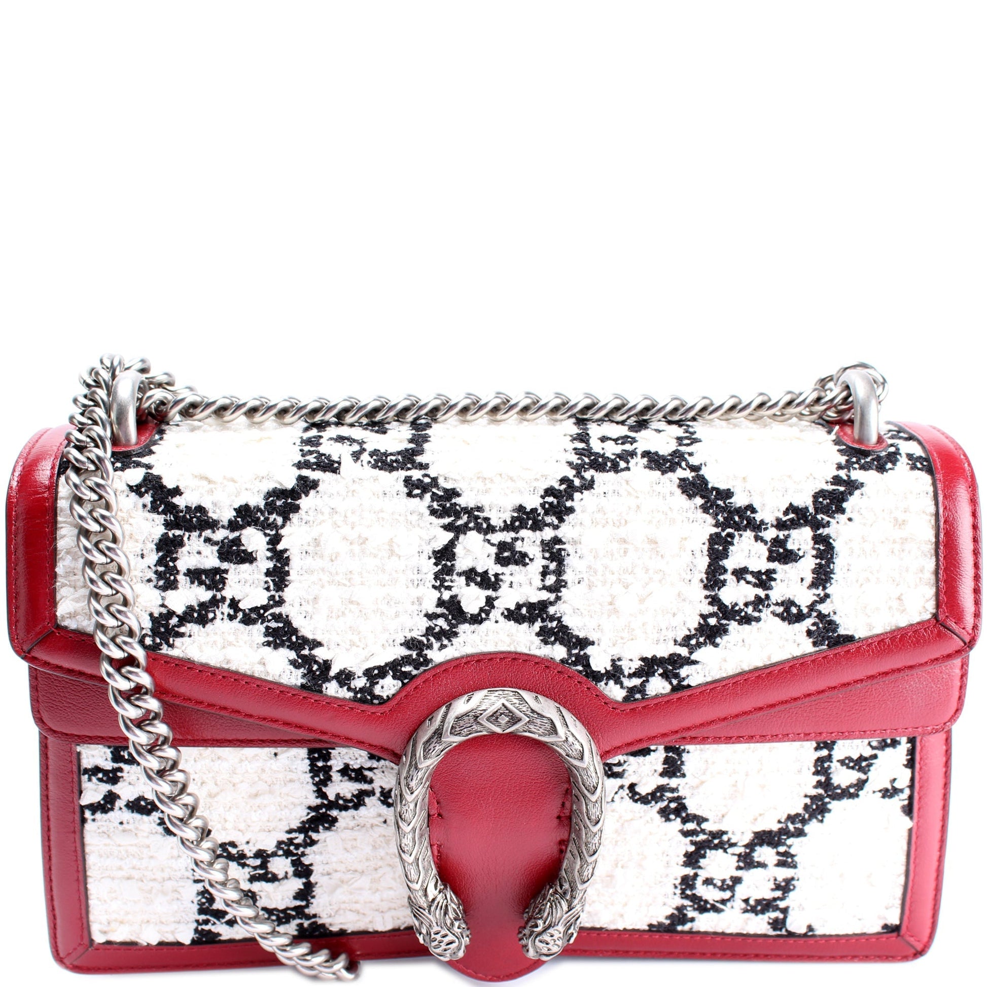 Gucci 400249 Dionysus Tweed GG Shoulder Small Bag