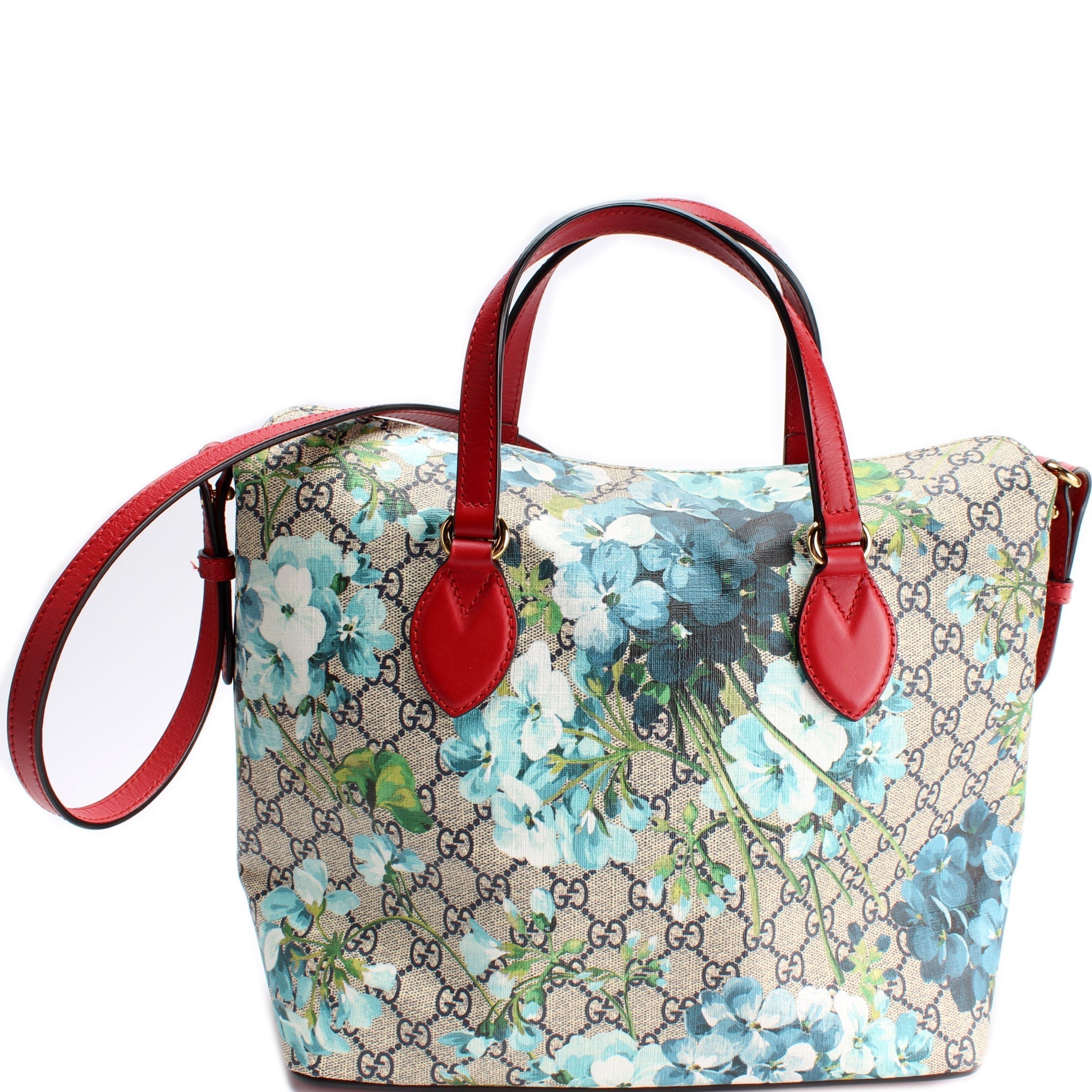 Gucci 429147 GG Blooms Fold Over Tote Bag