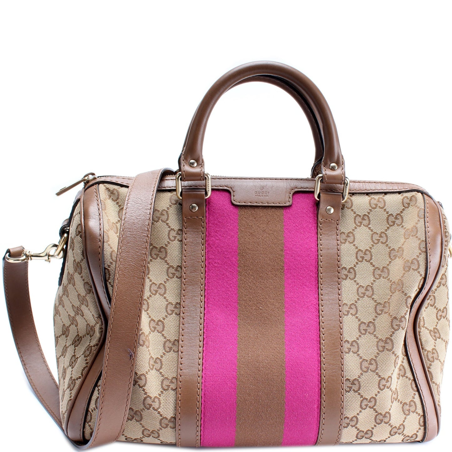 Gucci 247205 Boston Canvas Bag