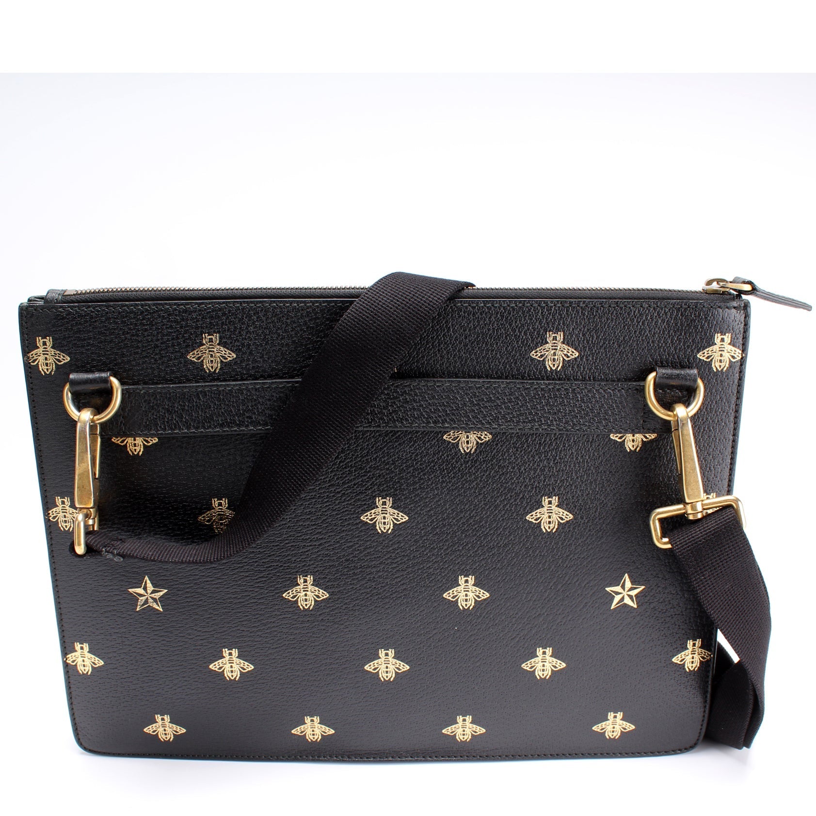 Gucci 450976 Bee Star Leather Bag