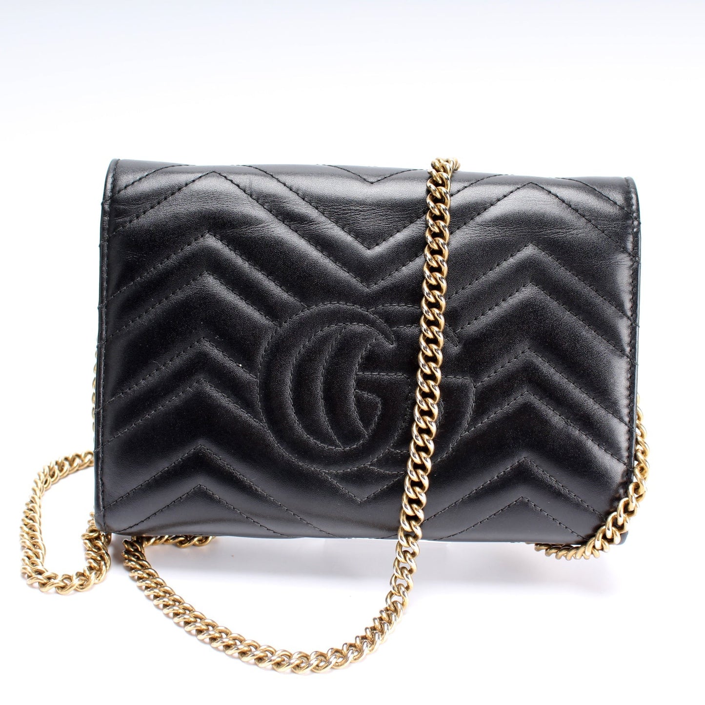 Gucci 474575 Marmont Chain Wallet Bag
