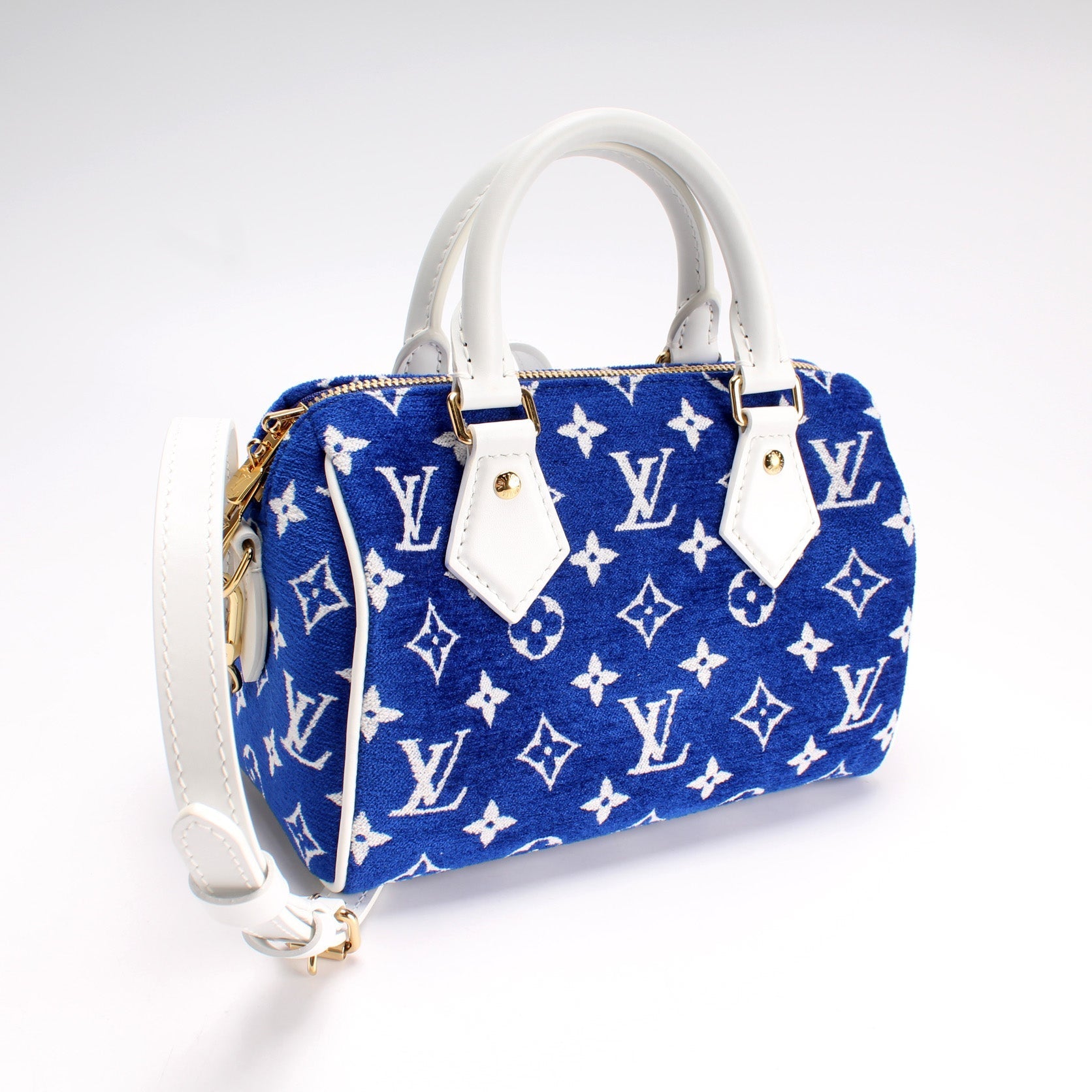 Louis Vuitton Speedy 20 Bandouliere Match Veet Monogram