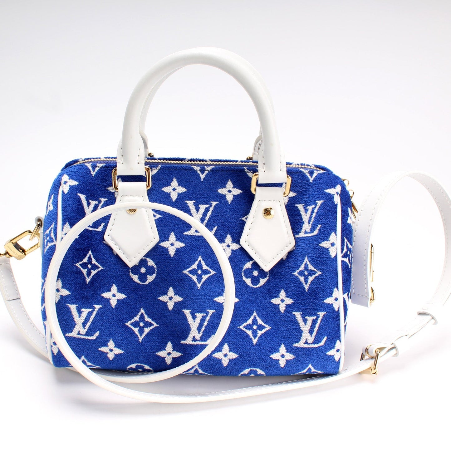 Louis Vuitton Speedy 20 Bandouliere Match Veet Monogram