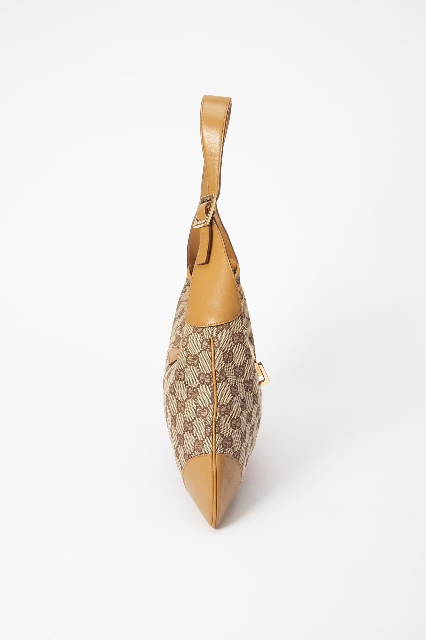 Gucci Jackie Leather Canvas Shoulder Bag Style 28