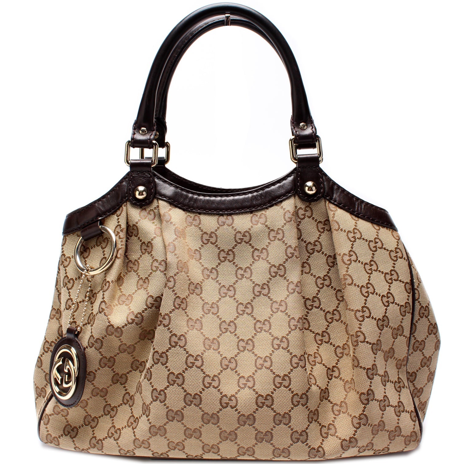 Gucci 211944 Sukey GG Canvas Medium Bag