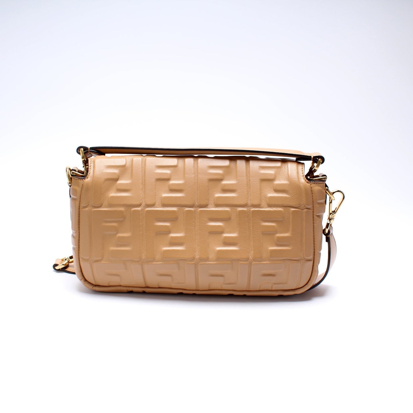 Fendi 8BR600uette FF Embossed Nappa Bag