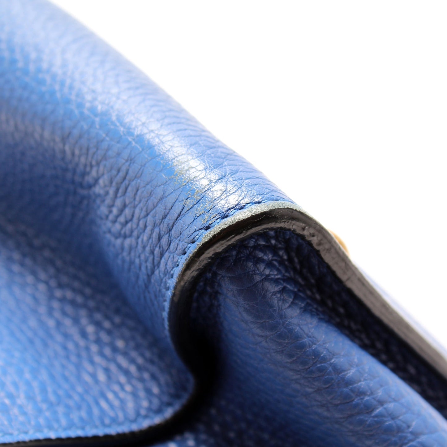 Prada BN2693 Vitello Daino Tote Blue Bag