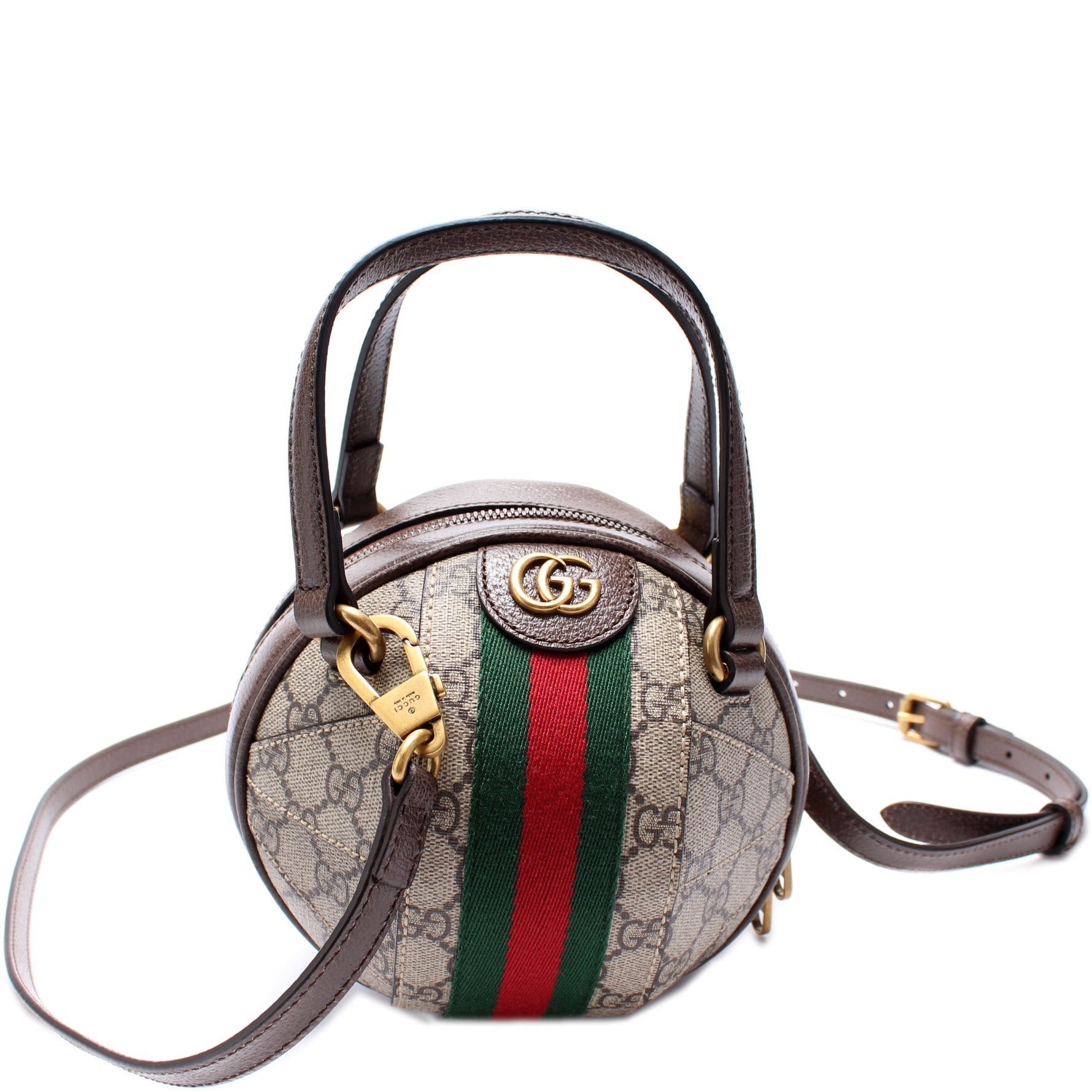Gucci 574794 Ophidia GG Canvas Mini Sphere Bag