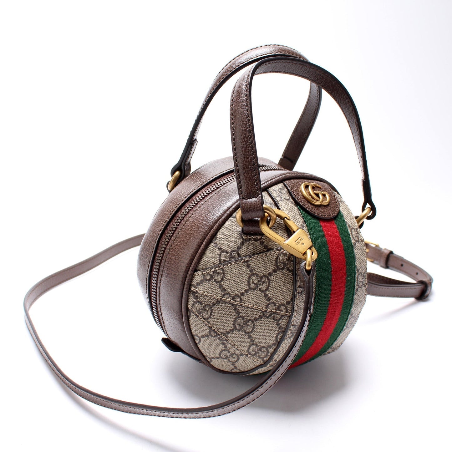 Gucci 574794 Ophidia GG Canvas Mini Sphere Bag
