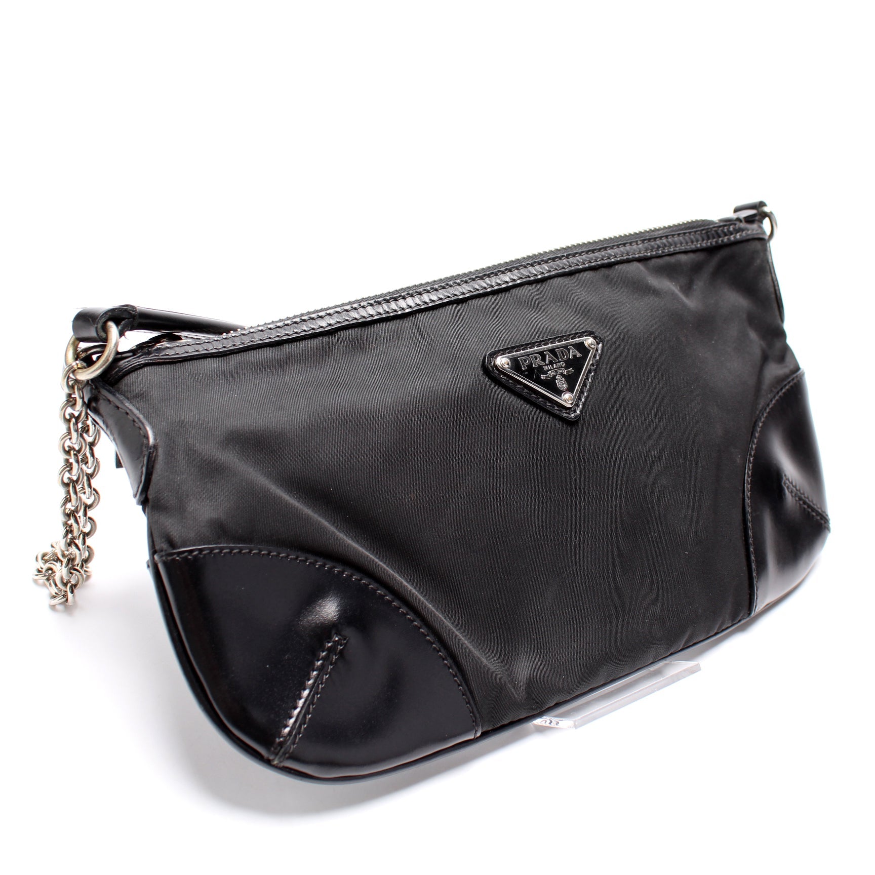 Prada Nylon Shoulder Pochette Bag