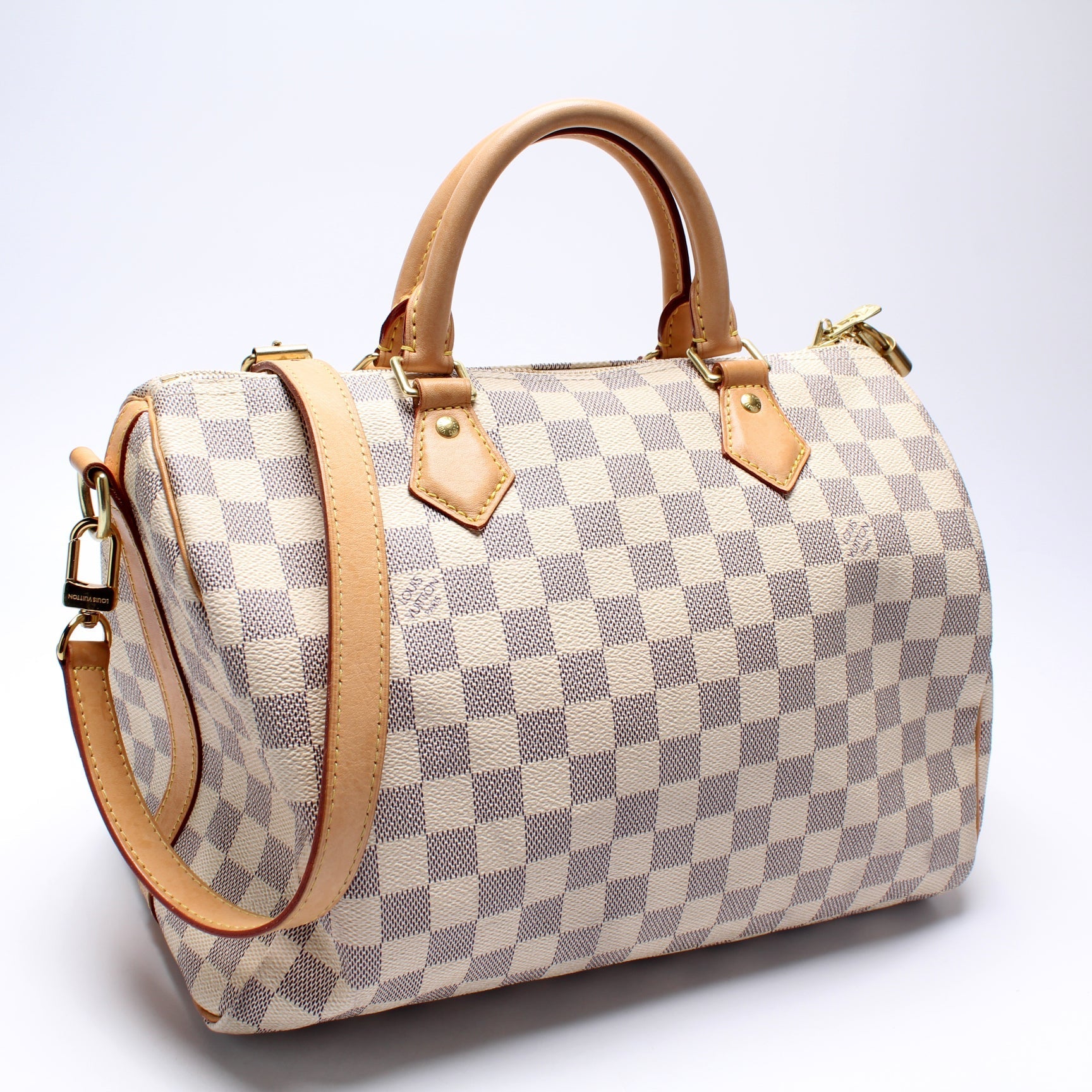 Louis Vuitton Speedy 30 Bandouliere Damier Azur