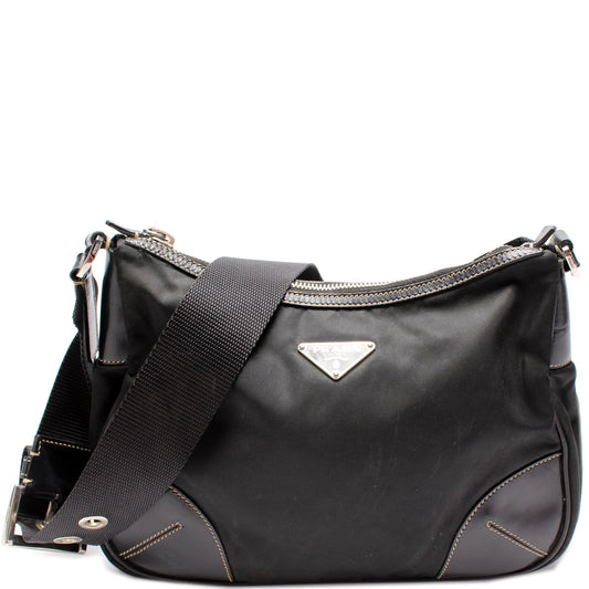 Prada Nylon Belt Strap Shoulder Bag