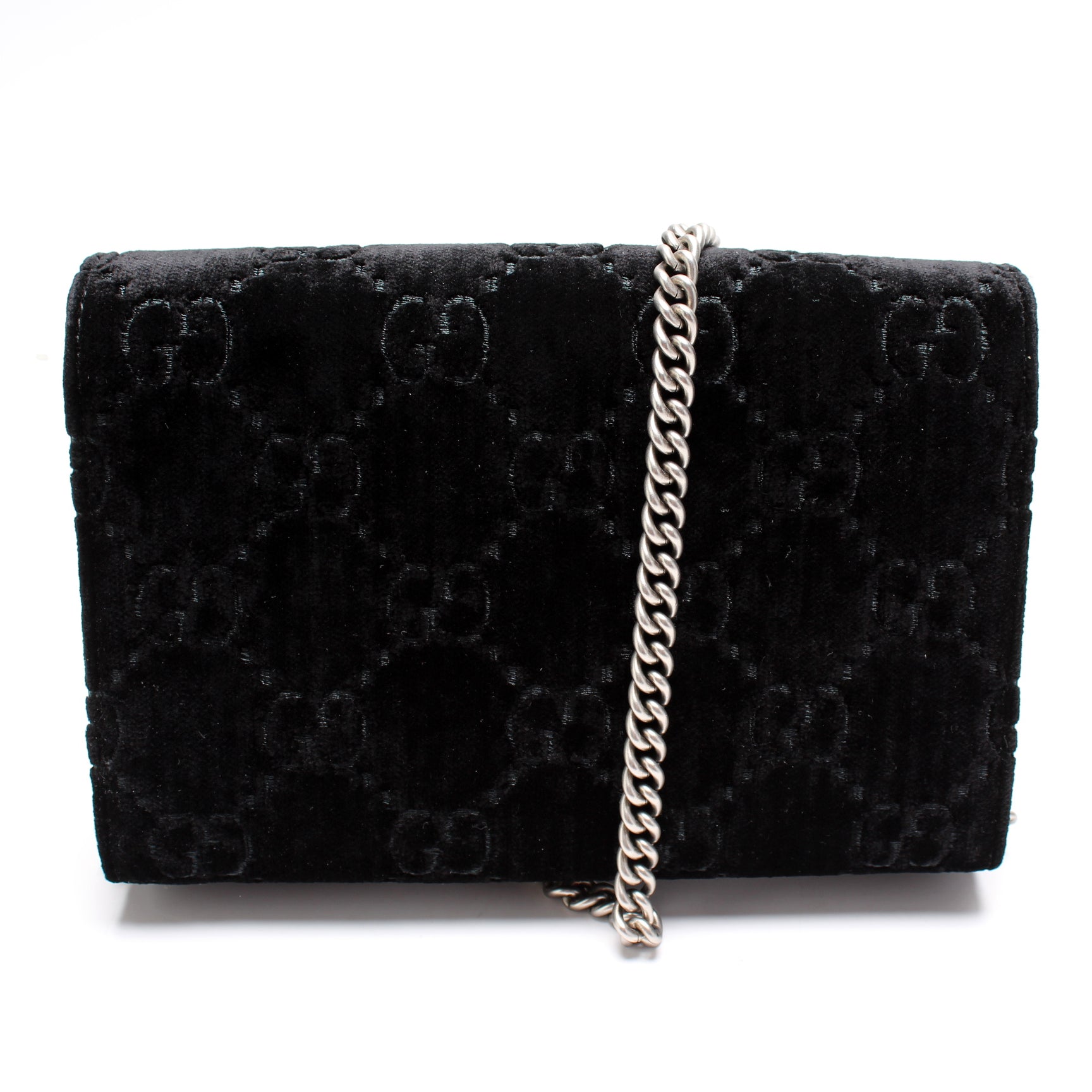 Gucci 401231 GG Velvet Dionysus Mini Wallet Bag