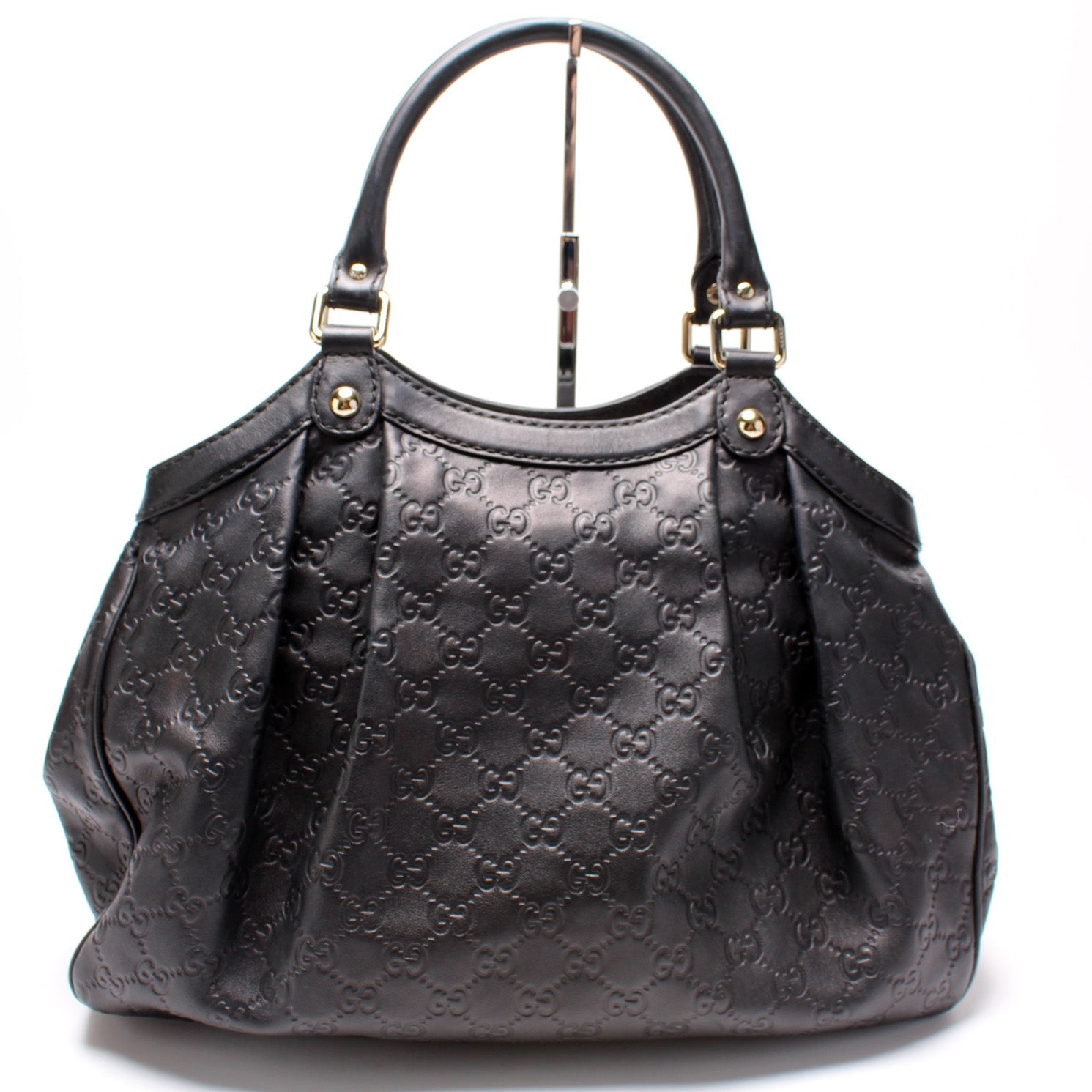 Gucci 211944 Sukey GG Leather Medium Bag