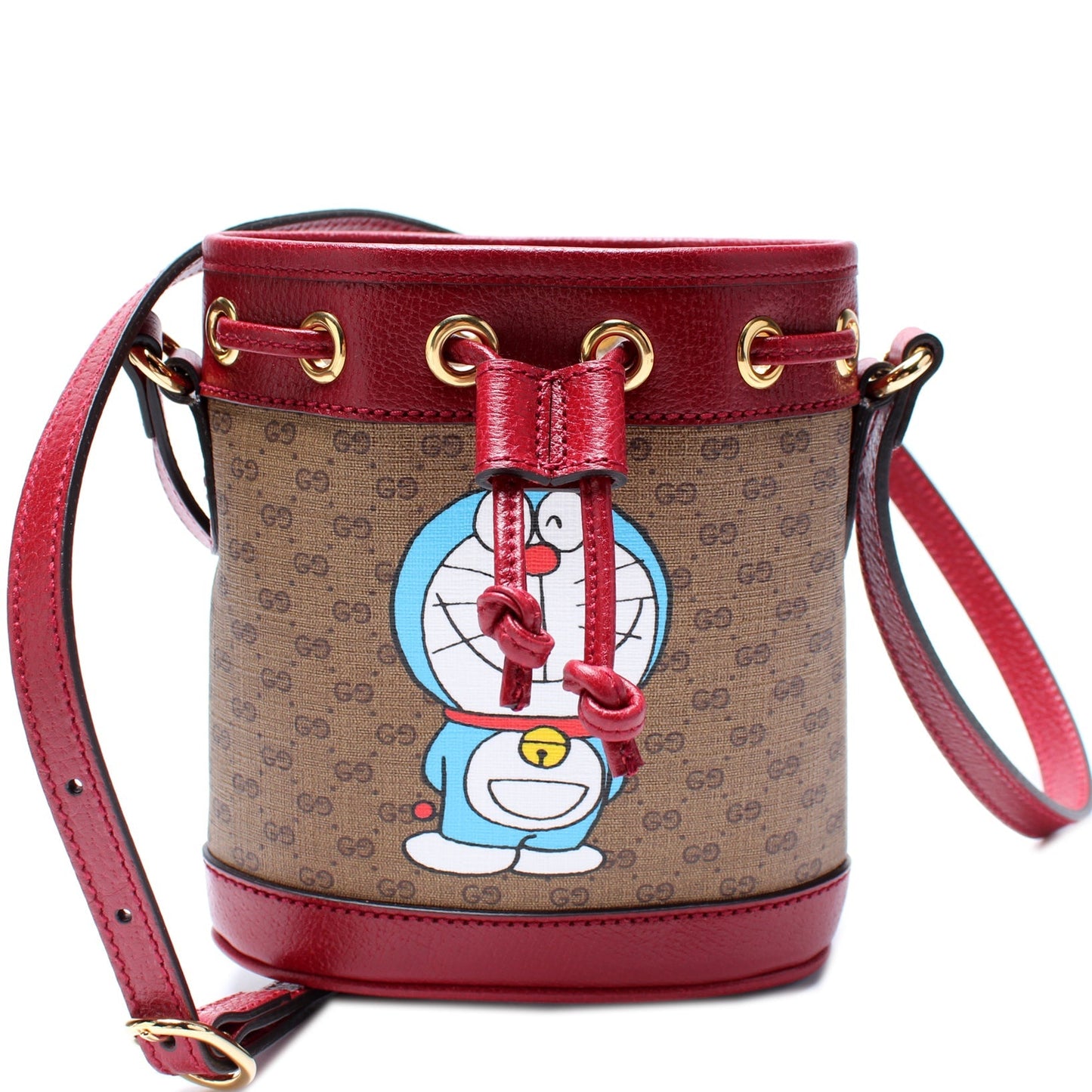 Gucci 647801 Doraemon Mini Bucket Bag