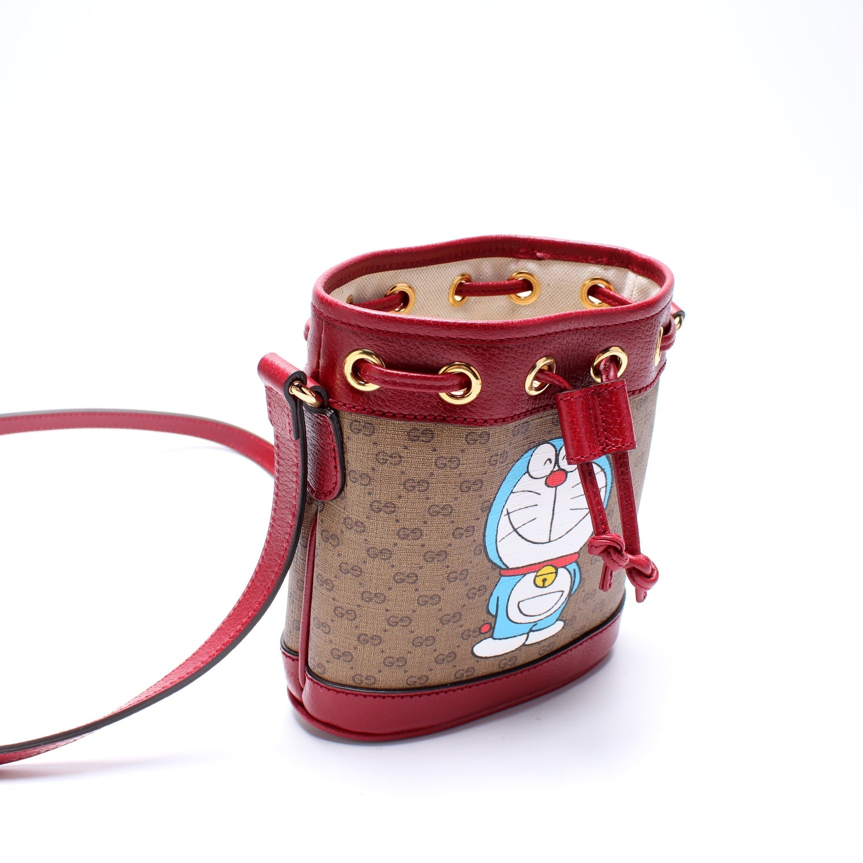 Gucci 647801 Doraemon Mini Bucket Bag