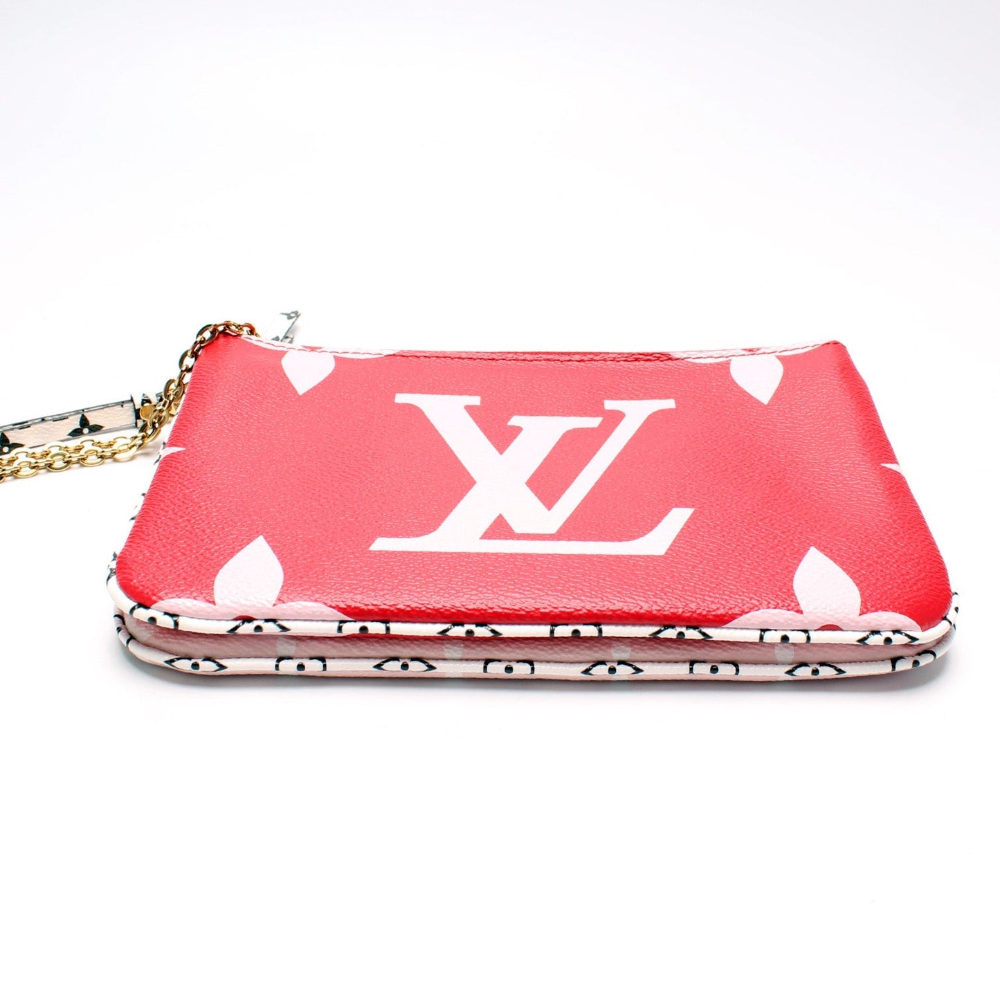 Louis Vuitton Double Zip Pochette Giant Monogram Rouge