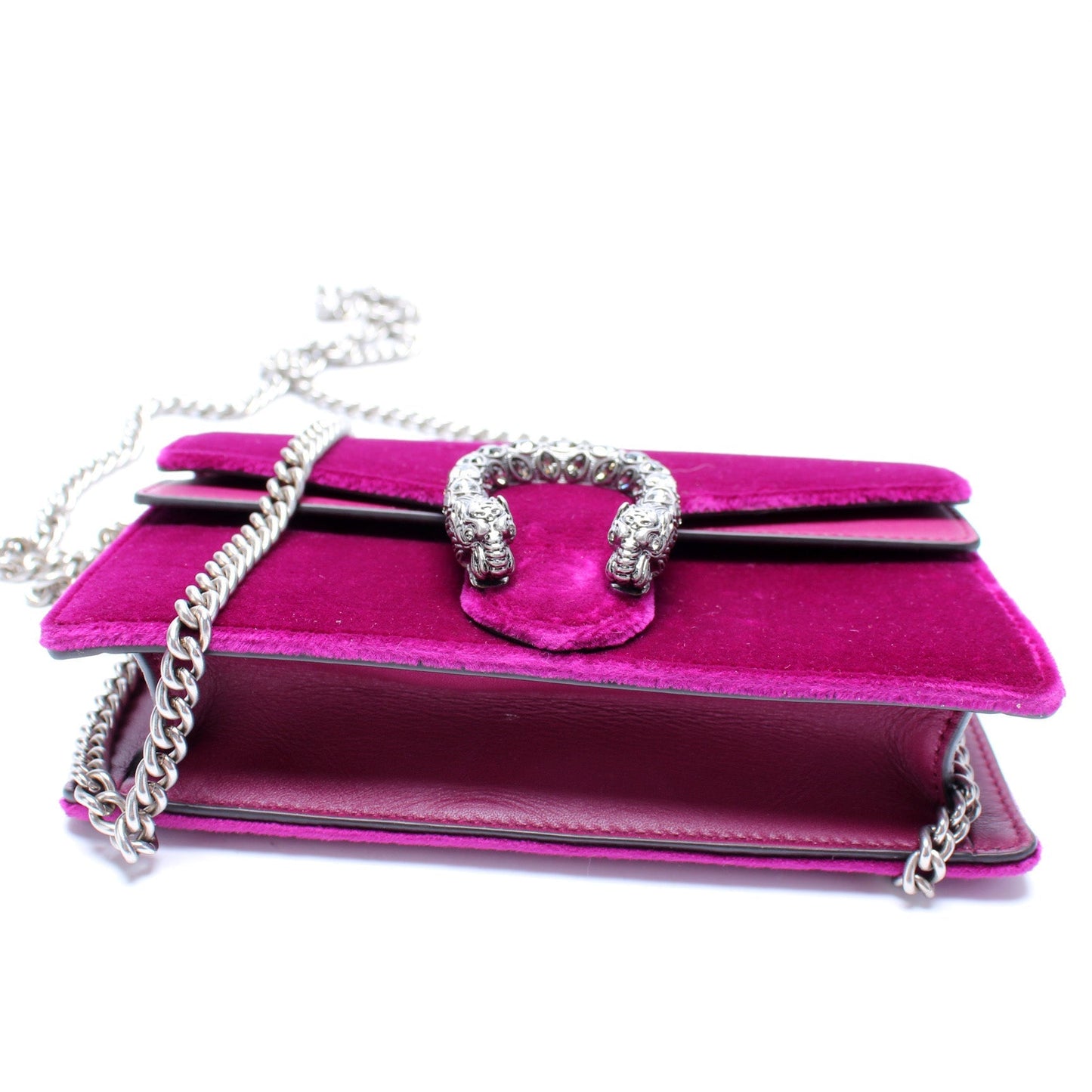 Gucci 476432 Dionysus GG Velvet Super Mini Bag