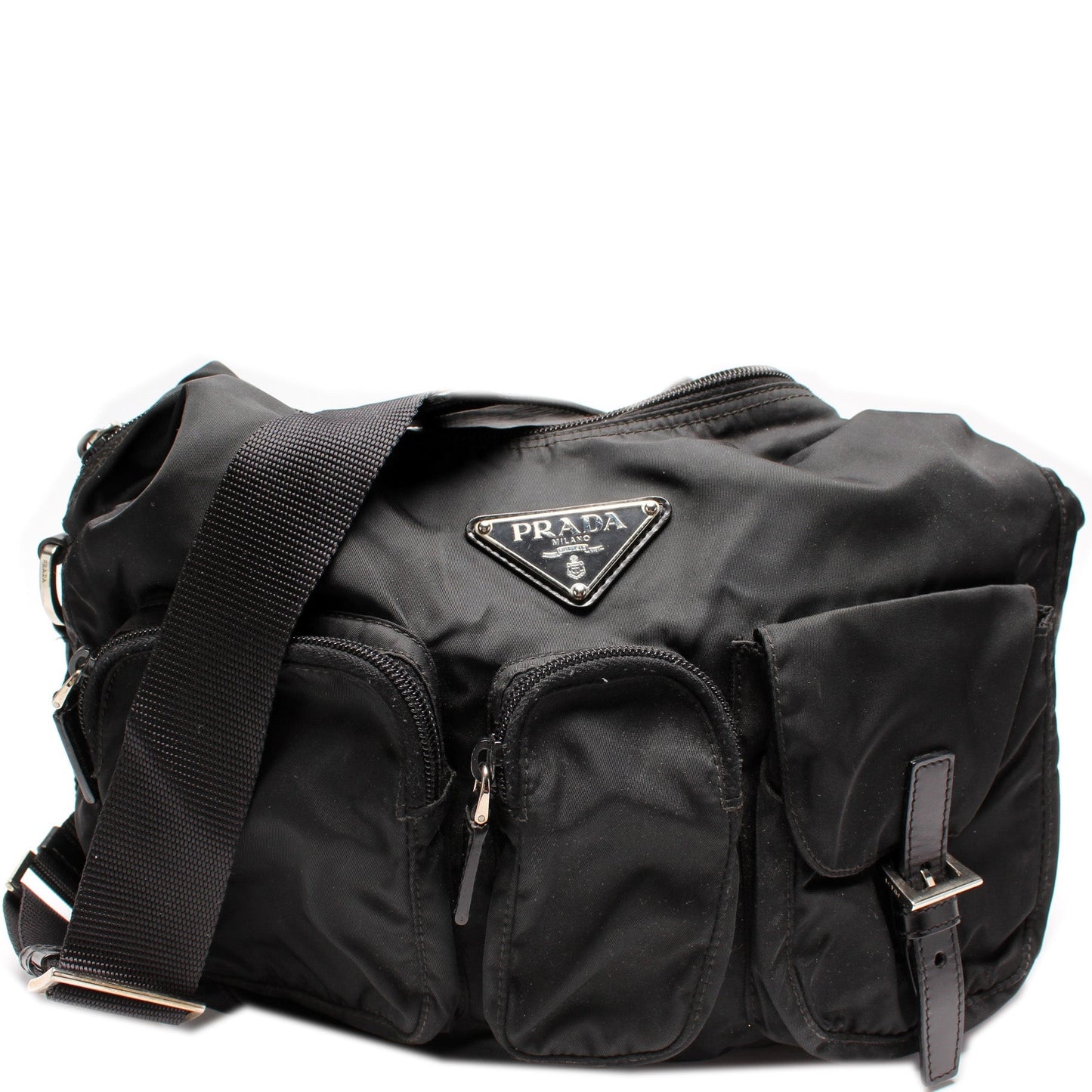 Prada B70523 Tessuto Nylon Hobo Bag