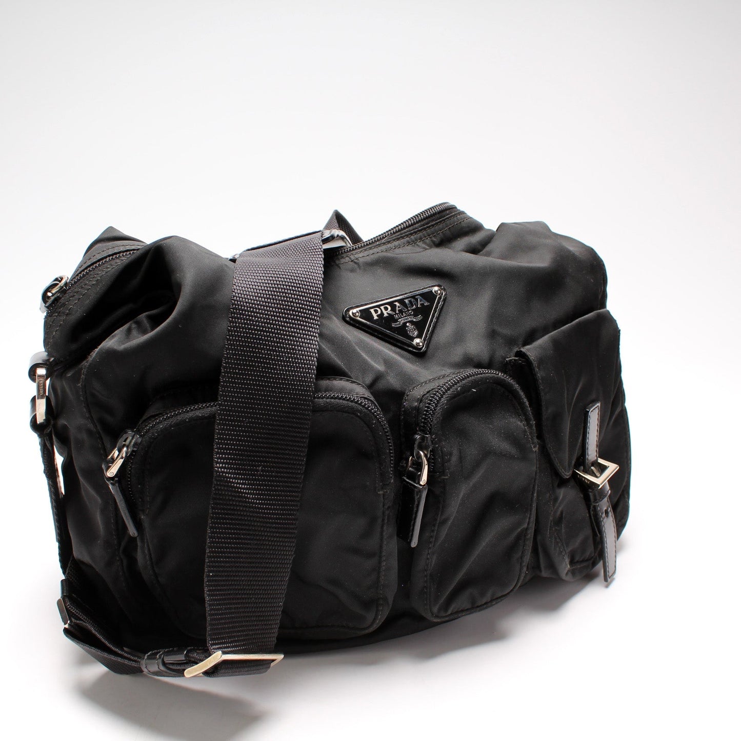 Prada B70523 Tessuto Nylon Hobo Bag