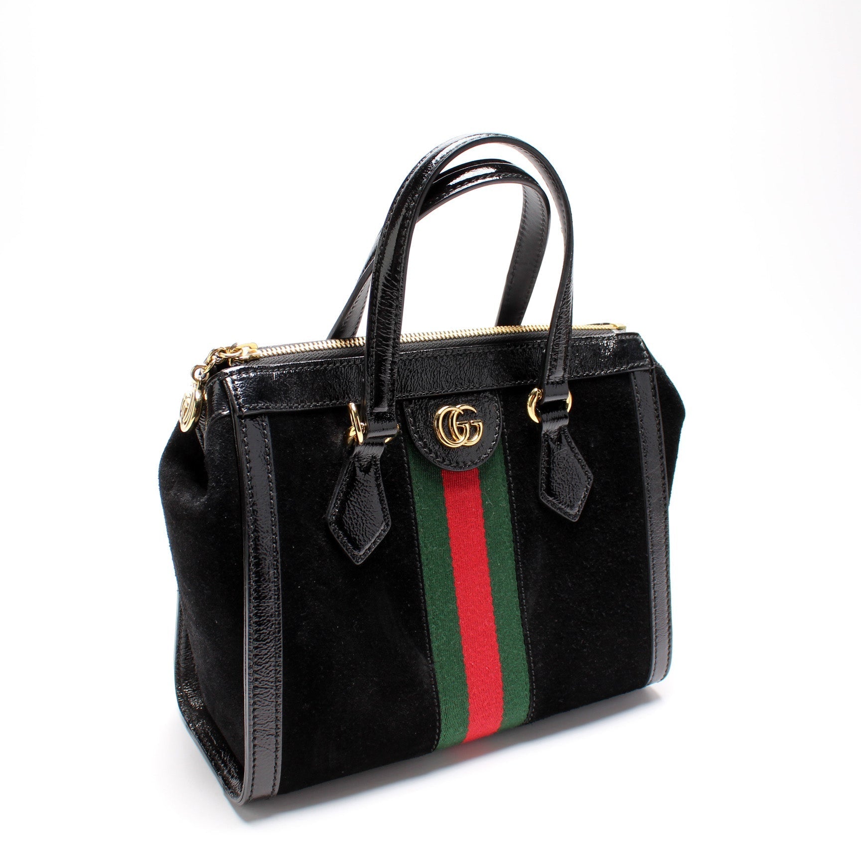 Gucci 547551 Ophidia Small Tote Suede Bag