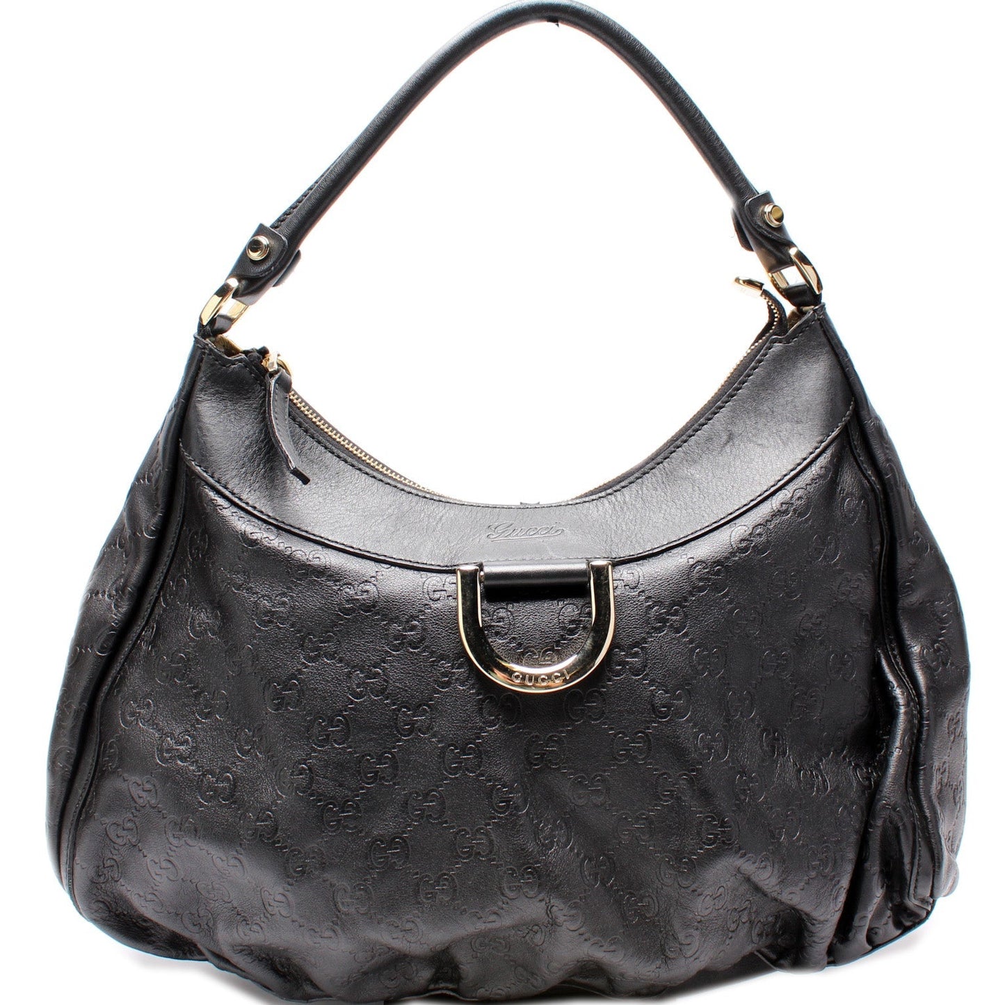 Gucci 189833 D Ring Hobo Bag