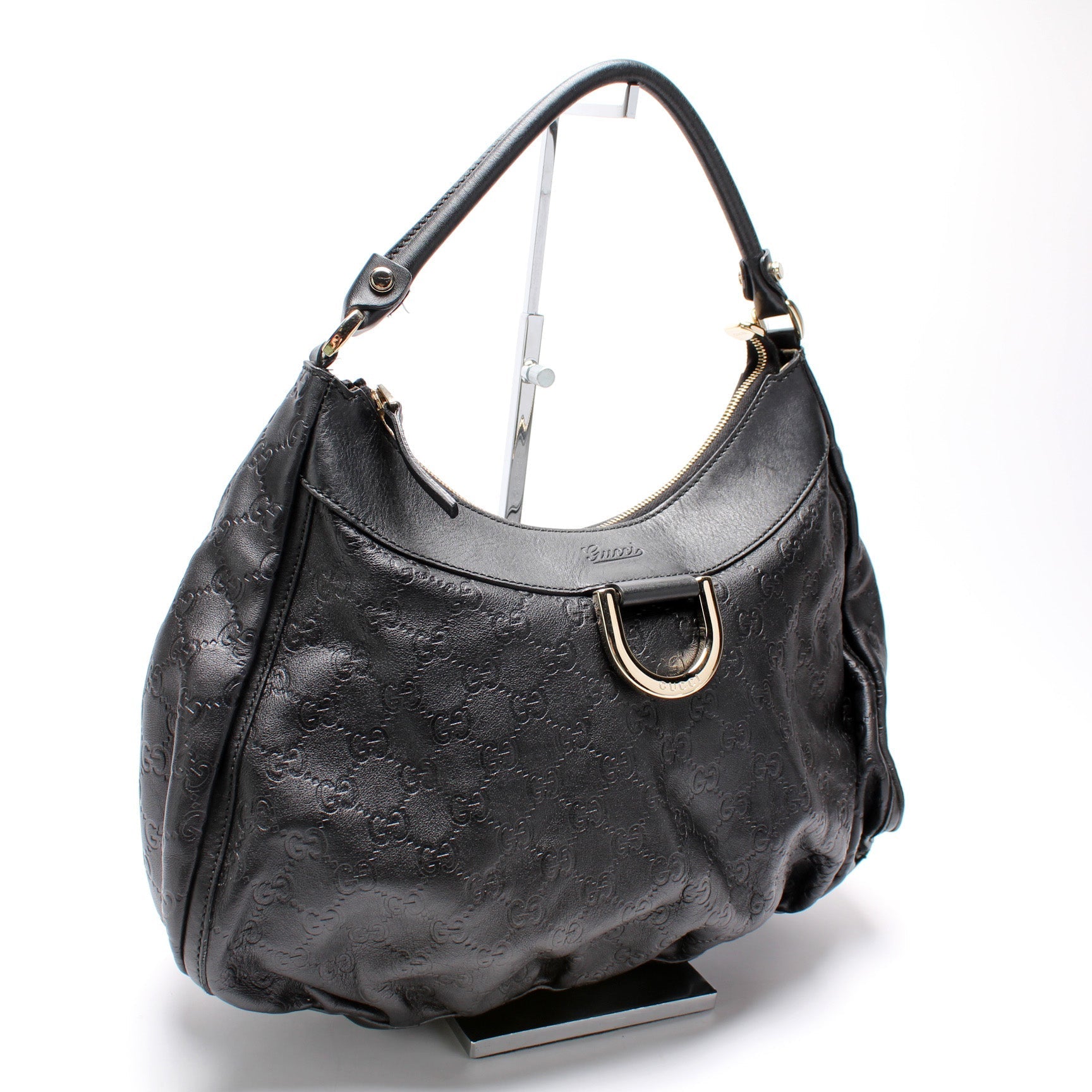 Gucci 189833 D Ring Hobo Bag