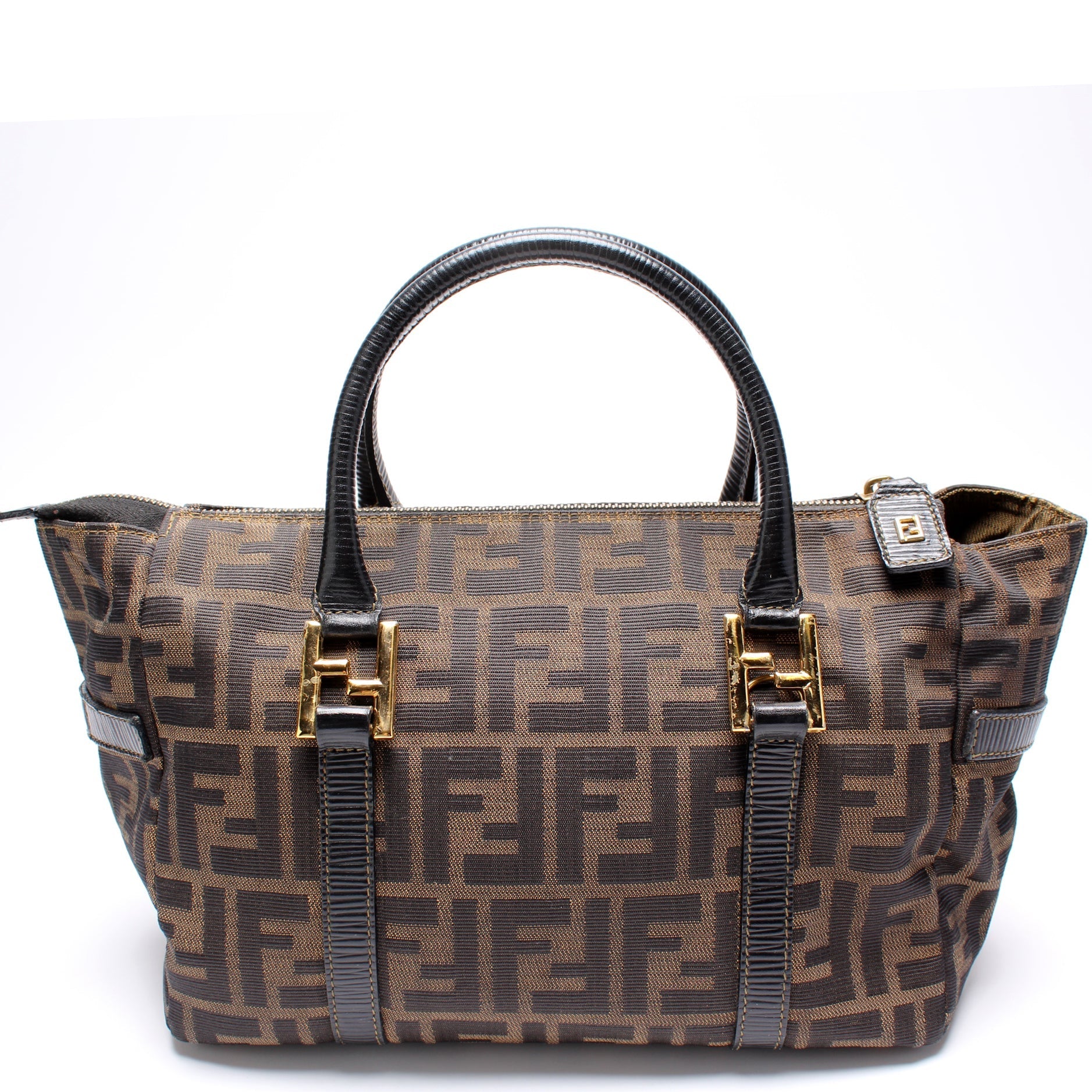 Fendi Zucca Small Satchel Bag