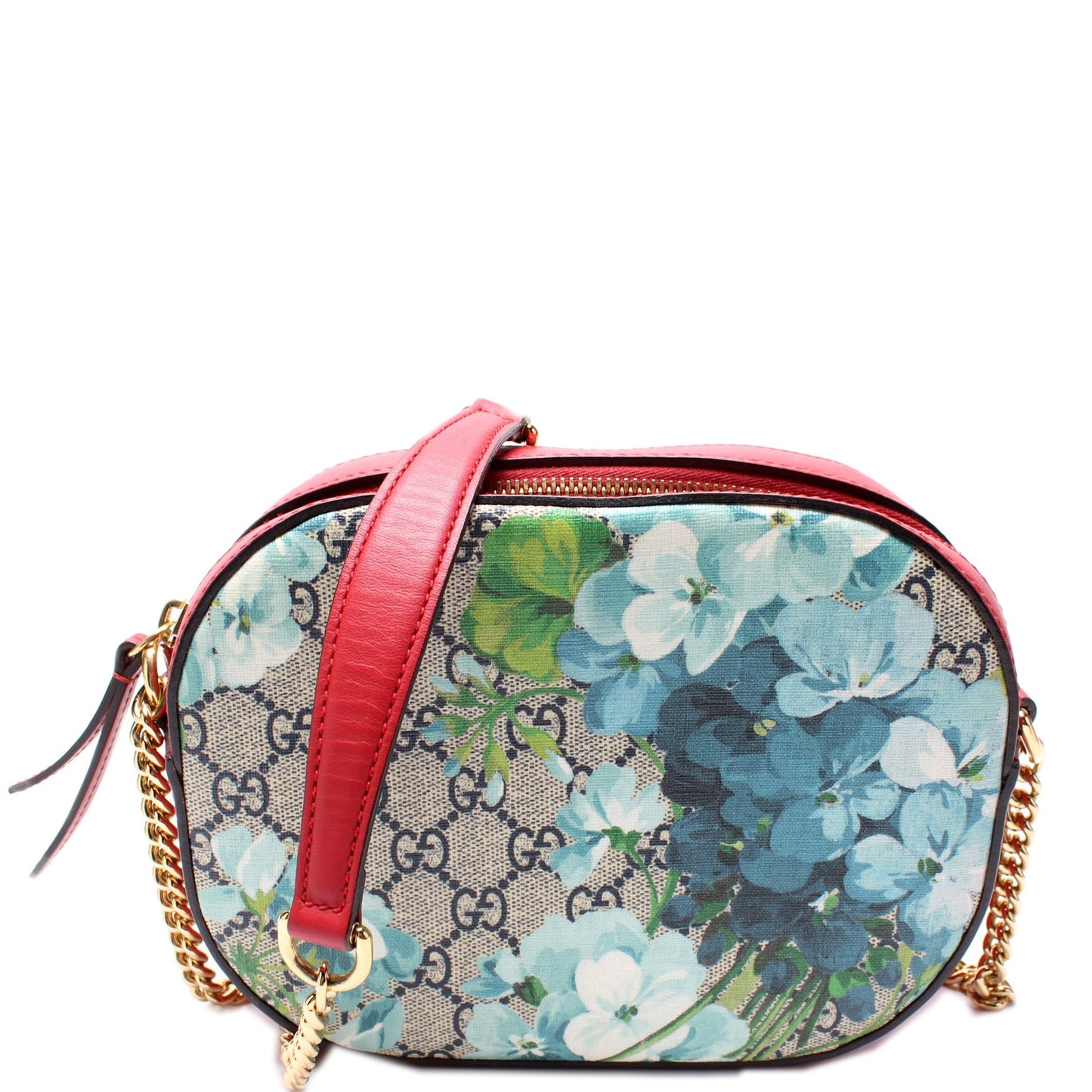 Gucci 546313 GG Supreme Blooms Mini Chain Bag