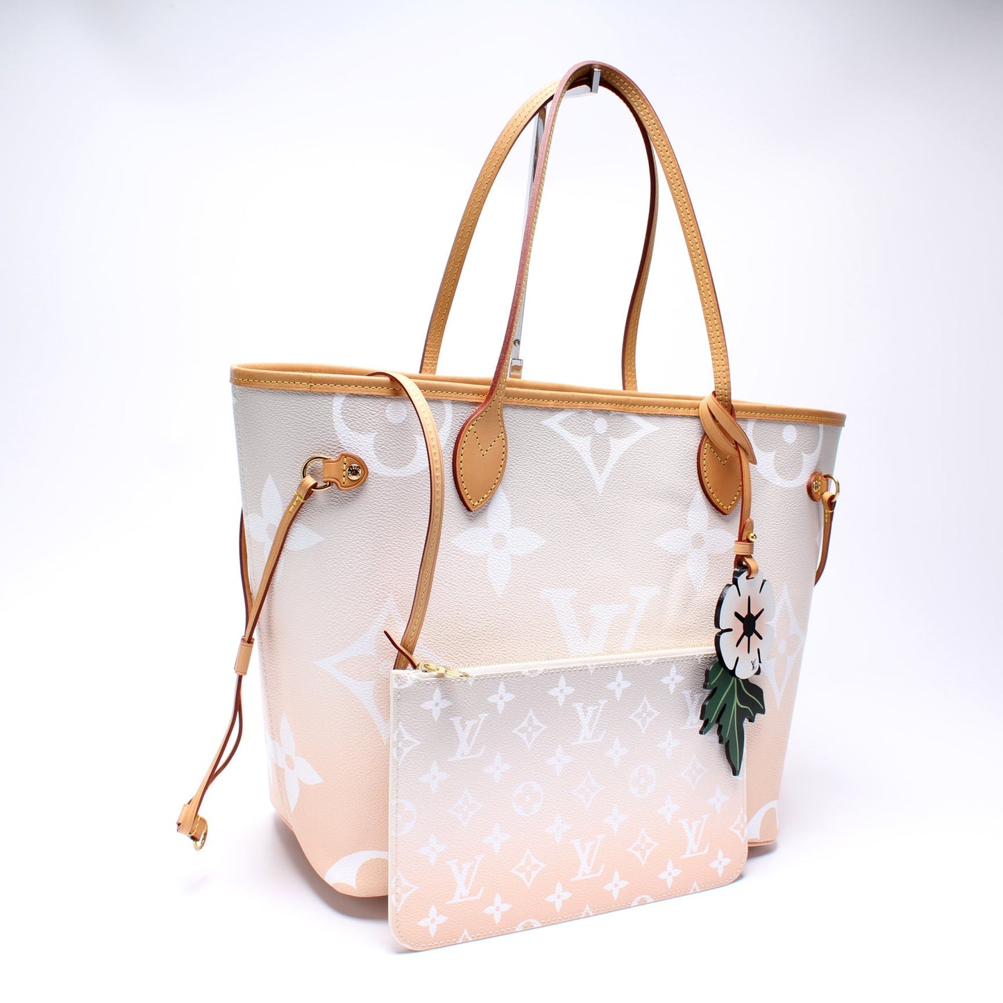 Luxury Women's Tote Bag | Louis Vuitton Neverfull MM 'By The Pool' With Pouch