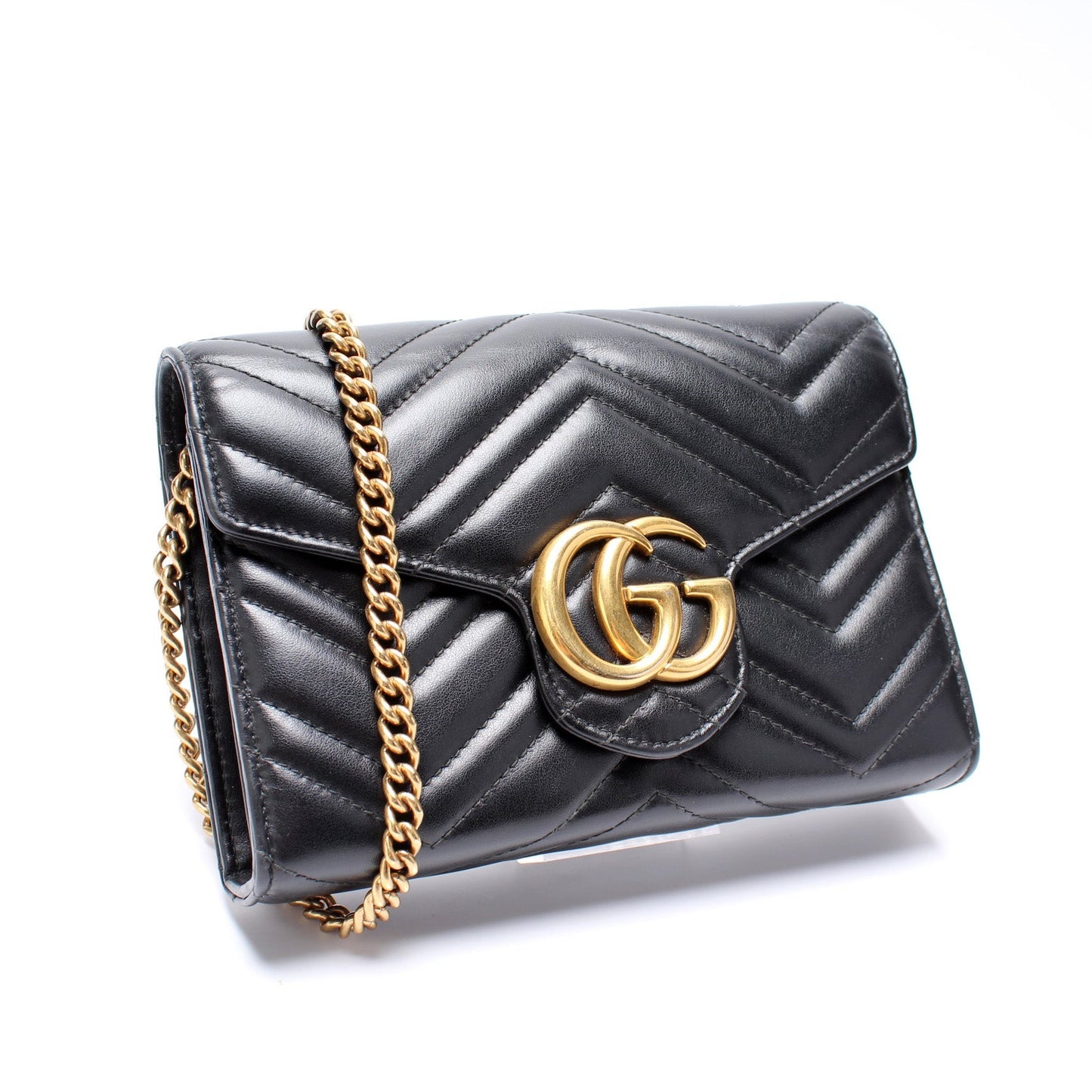 Gucci 474575 Marmont Chain Wallet Bag
