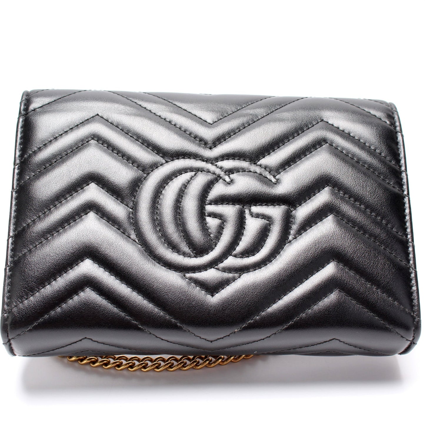 Gucci 474575 Marmont Chain Wallet Bag
