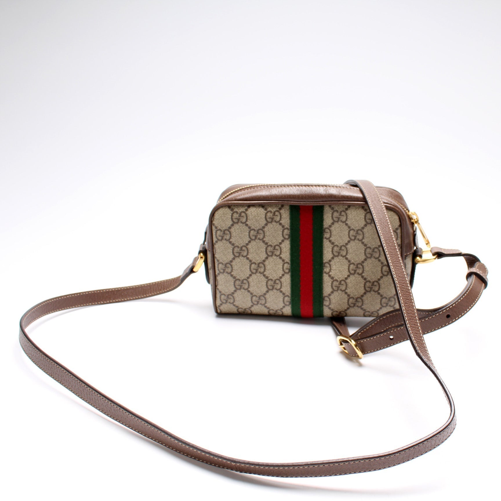 Gucci 517350 GG Supreme Mini Ophidia Bag
