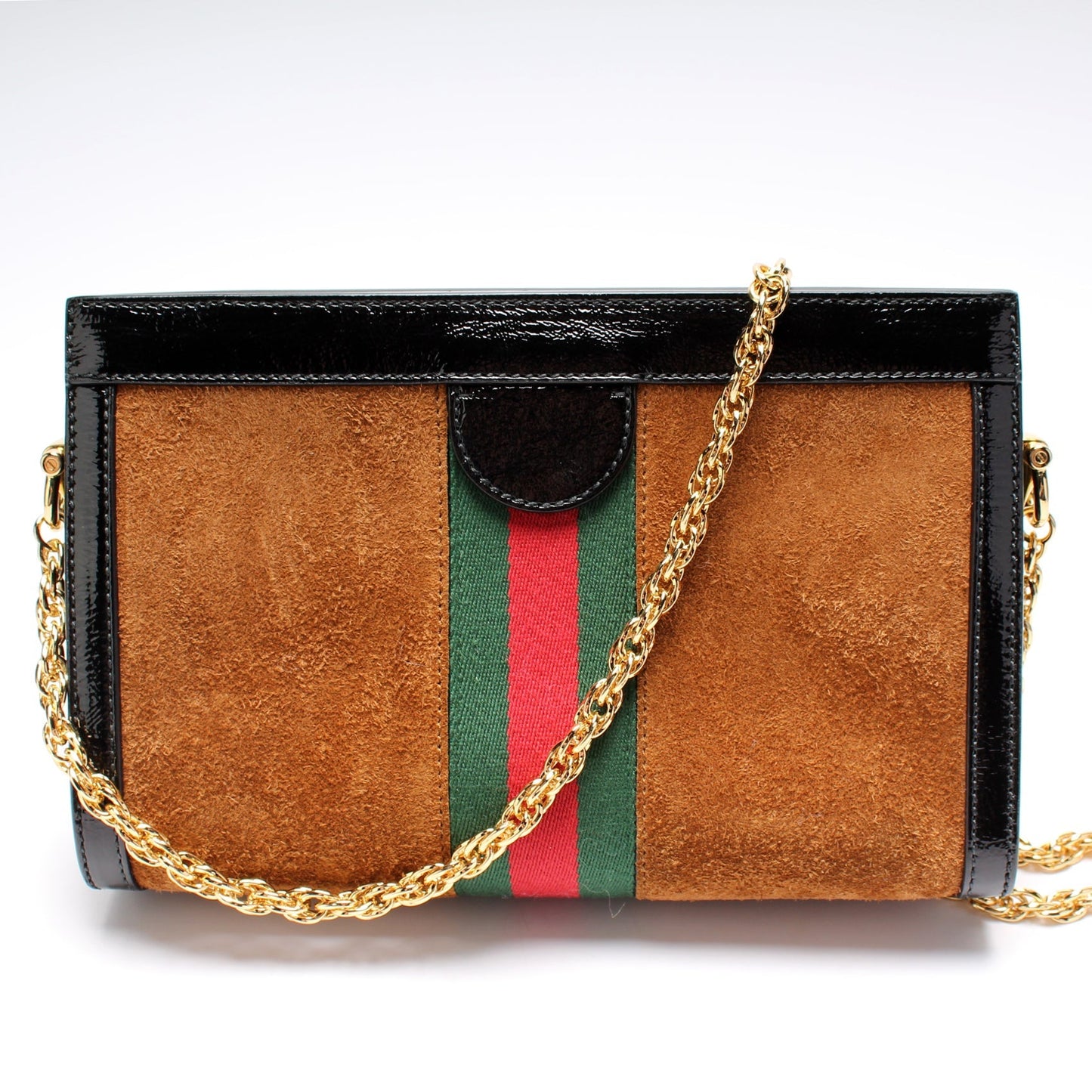 Gucci 503877 Ophidia Suede Shoulder Small Bag