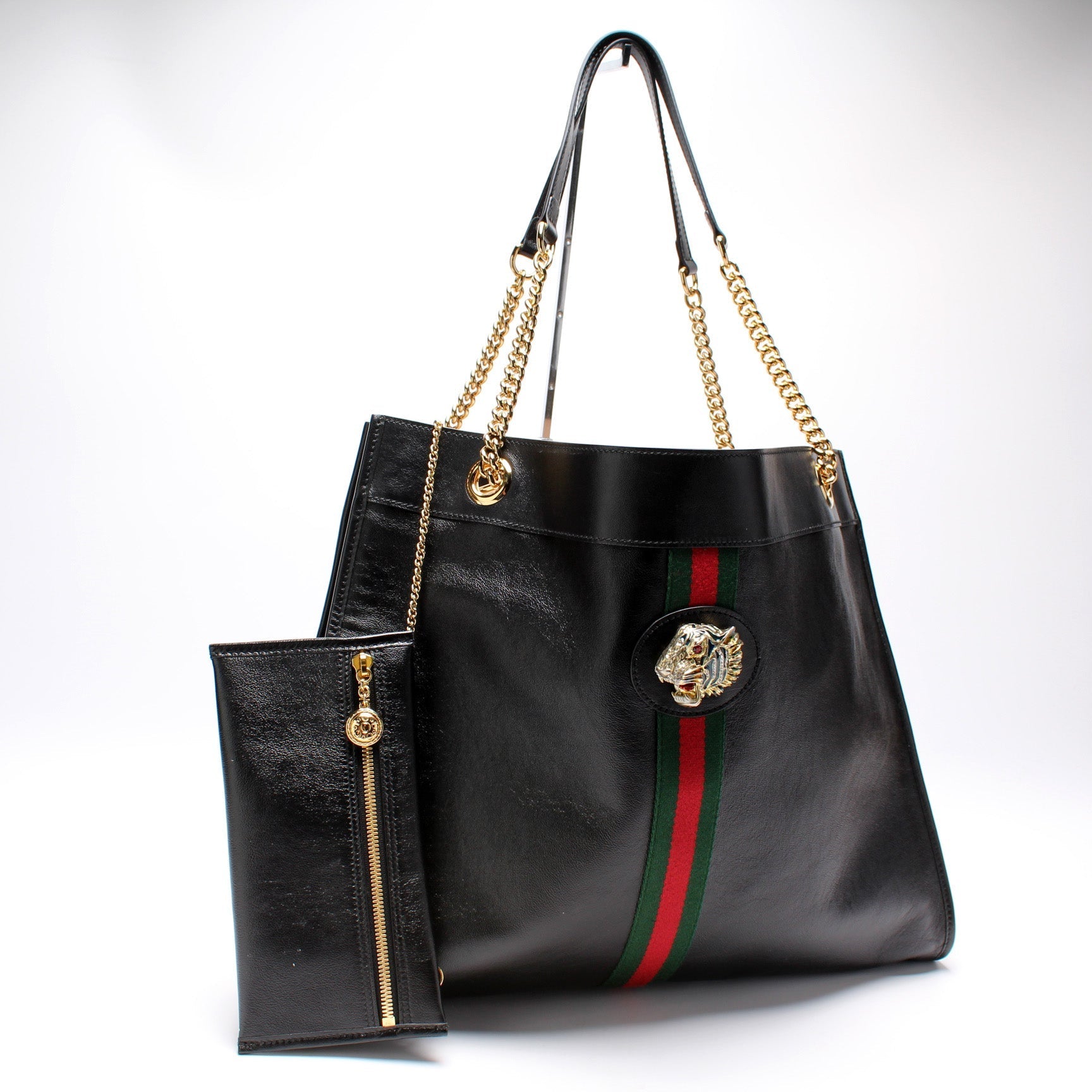 Gucci 537219 Rajah Tote Leather Bag