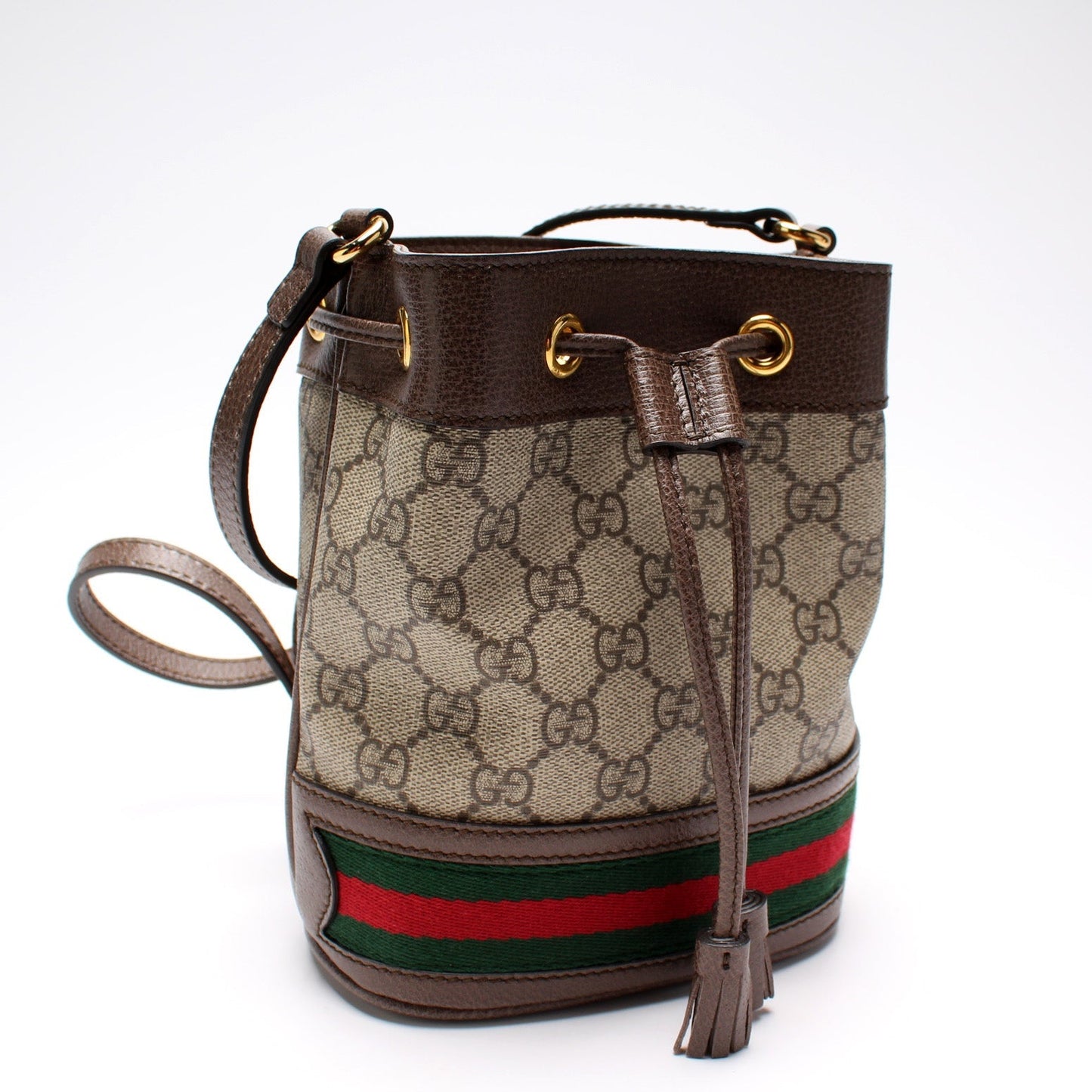 Gucci 550620 GG Supreme Ophidia Mini Bucket Bag