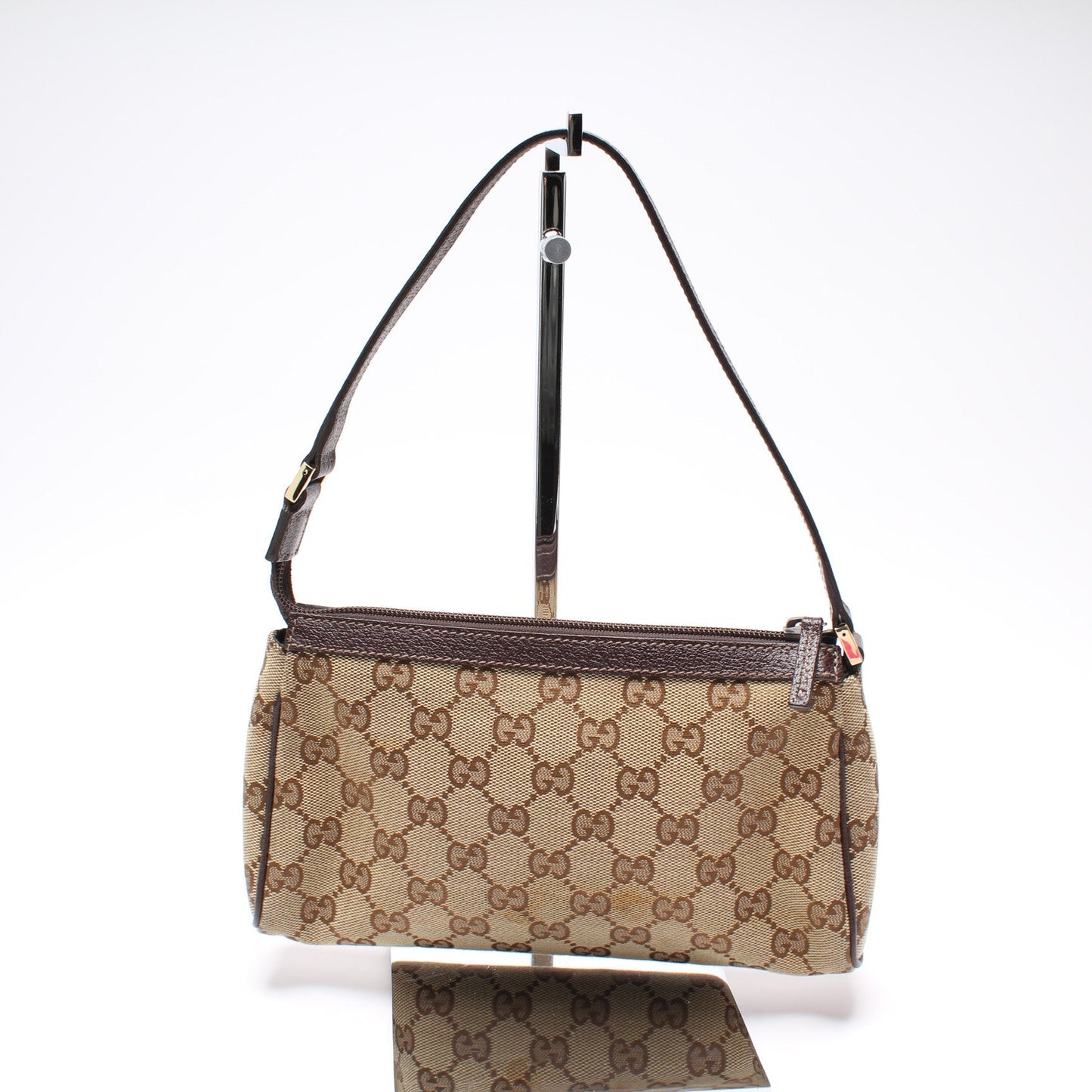 Gucci 154750 GG Canvas D Ring Cosmetic Case Bag